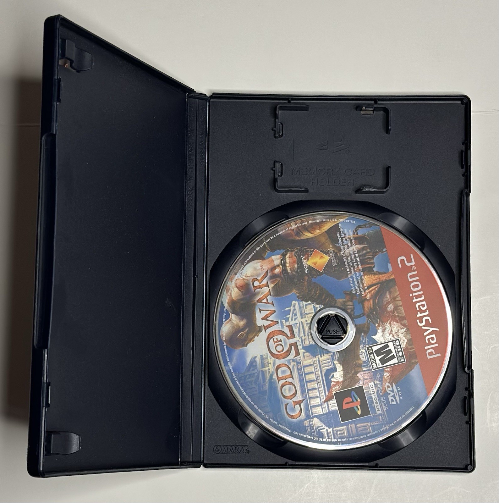 Sony PlayStation 2 Slim With Games , Controller and MemoryCard. NO POWER CABLE.