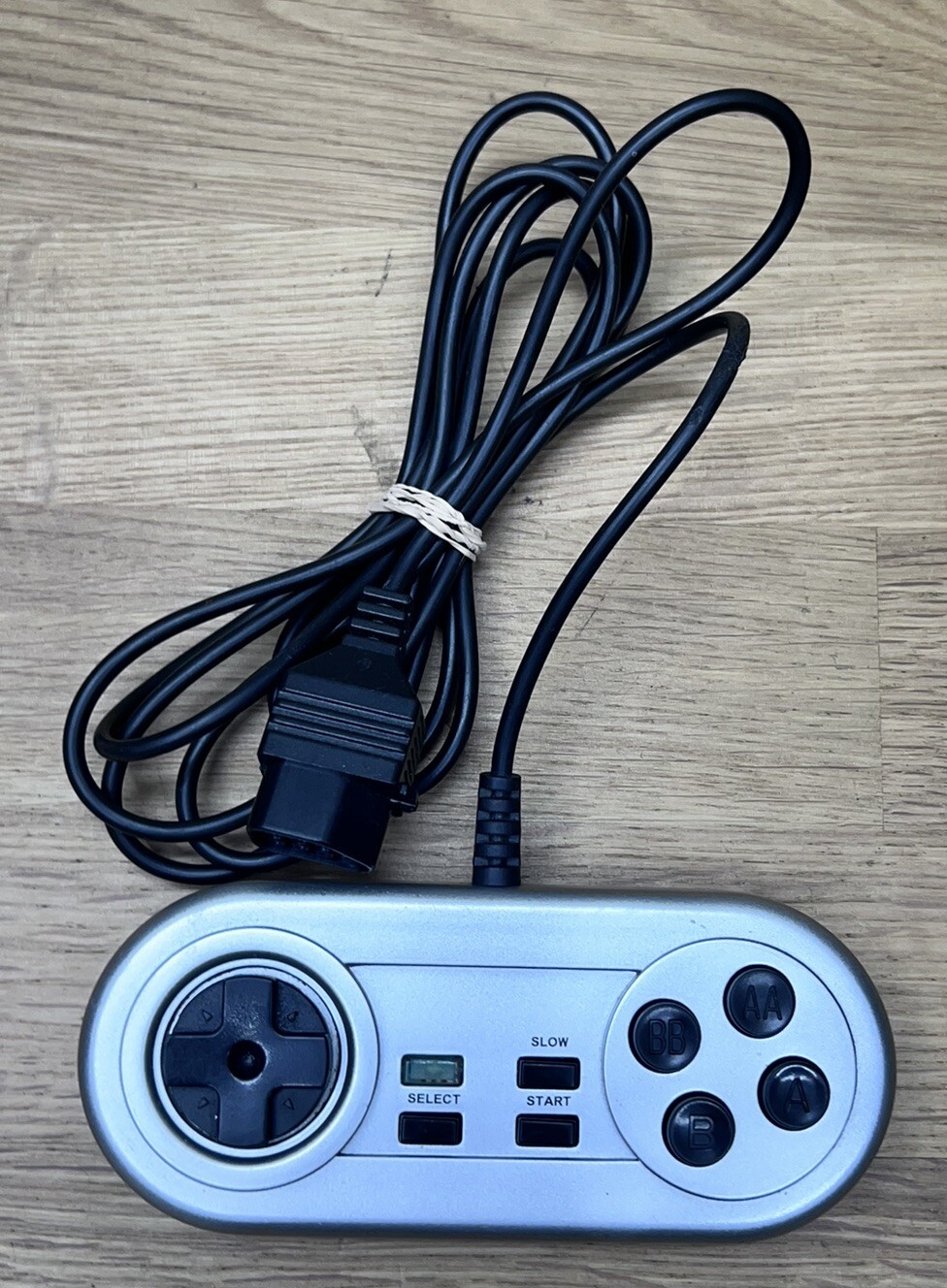Yobo Gameware FC Game Console OT-8008 2005 Gray Silver Controller Working