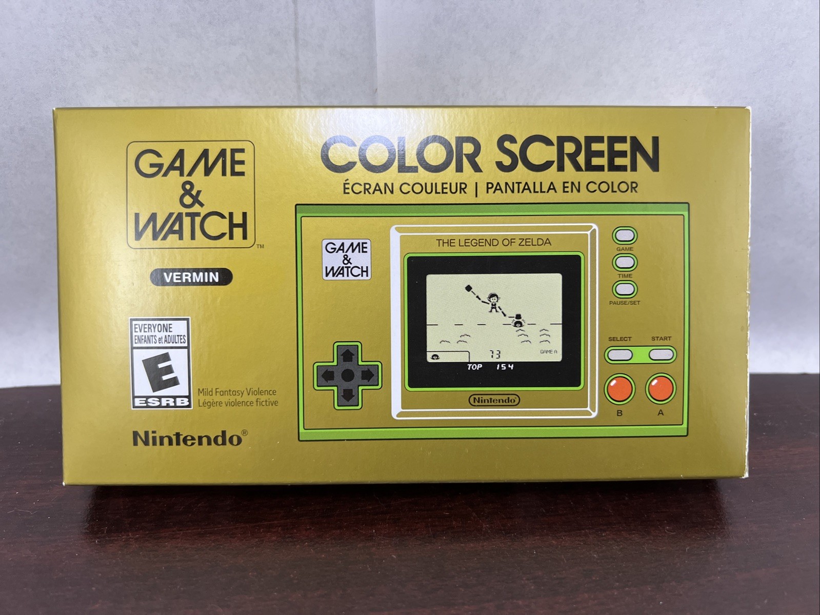 Nintendo Game & Watch The Legend of Zelda Handheld Console Cib #ML