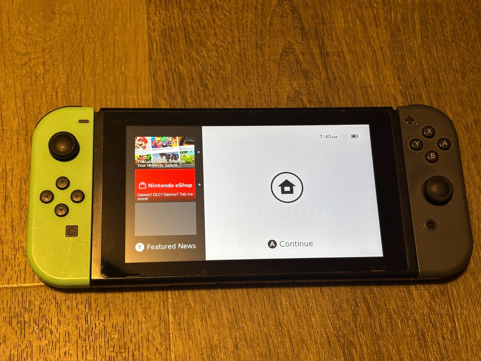 Nintendo Switch HAC-001 Console System Black Gray Teal Joy-Con Read Description