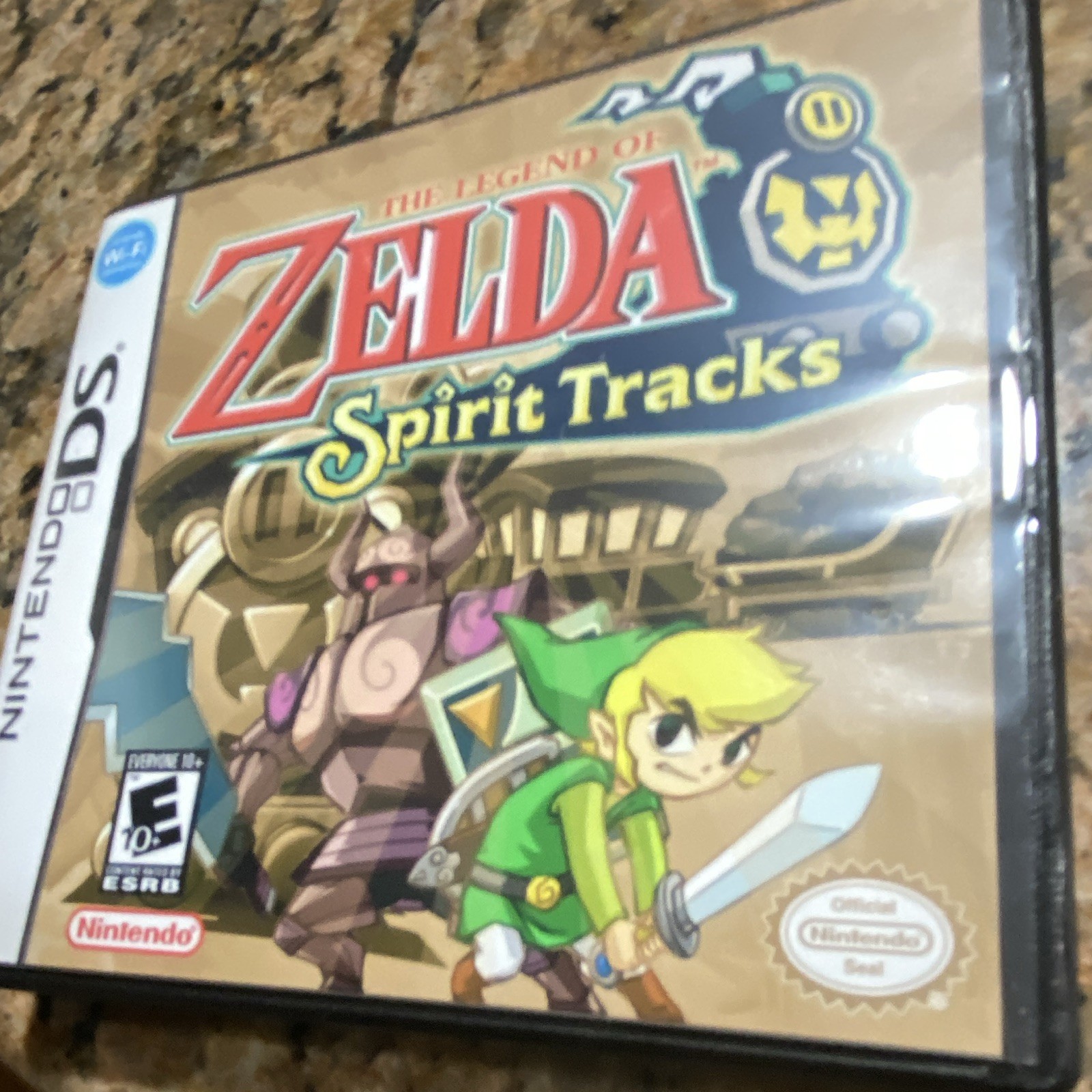 Nintendo DSi Zelda Phantom Hourglass Sticker White/Blue Wi-Fi NTSC-U/C 2007
