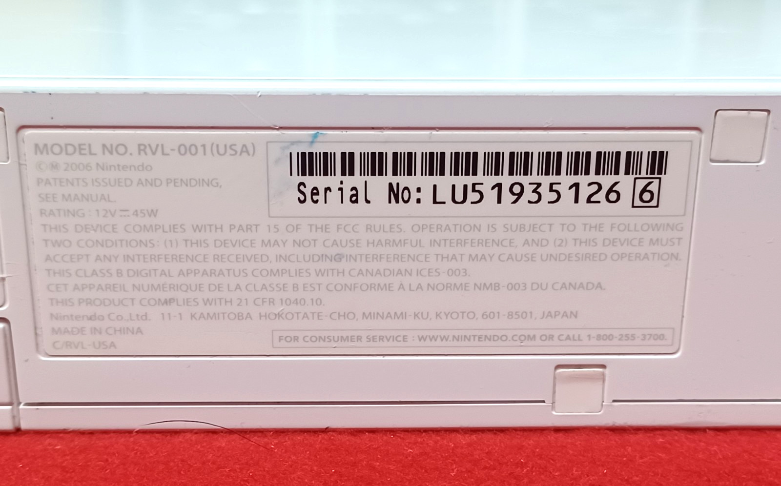 Nintendo Wii White Console Only RVL-001 – GameCube Compatible -Tested & Working