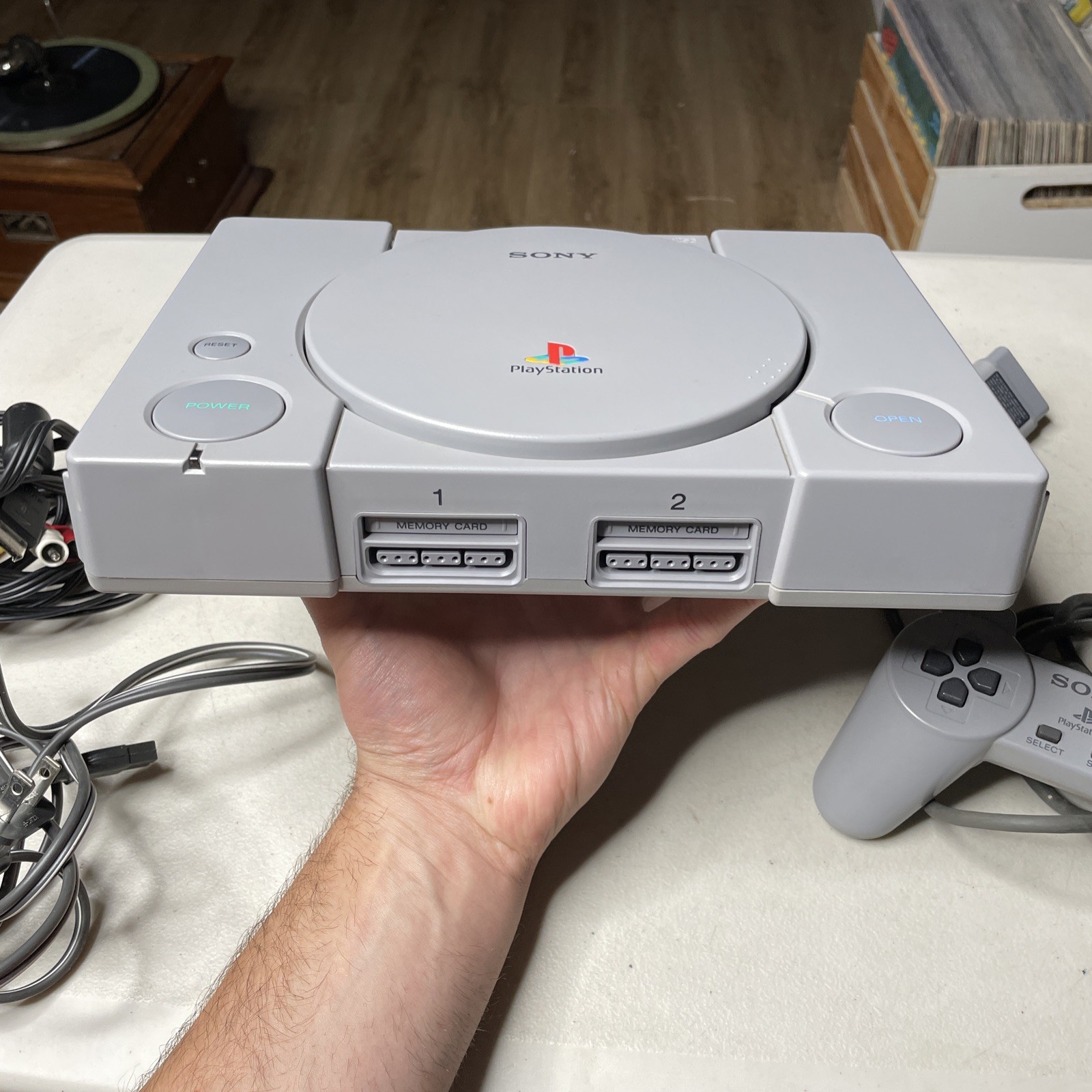 Sony Playstation 1 PS1 Console System Controller OEM Bundle – Tested and Works