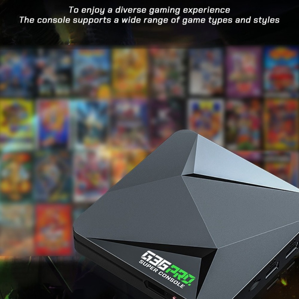 Wireless 2.4G Retro Gaming Handle Console TV Box Built-In 120000+ Video Games