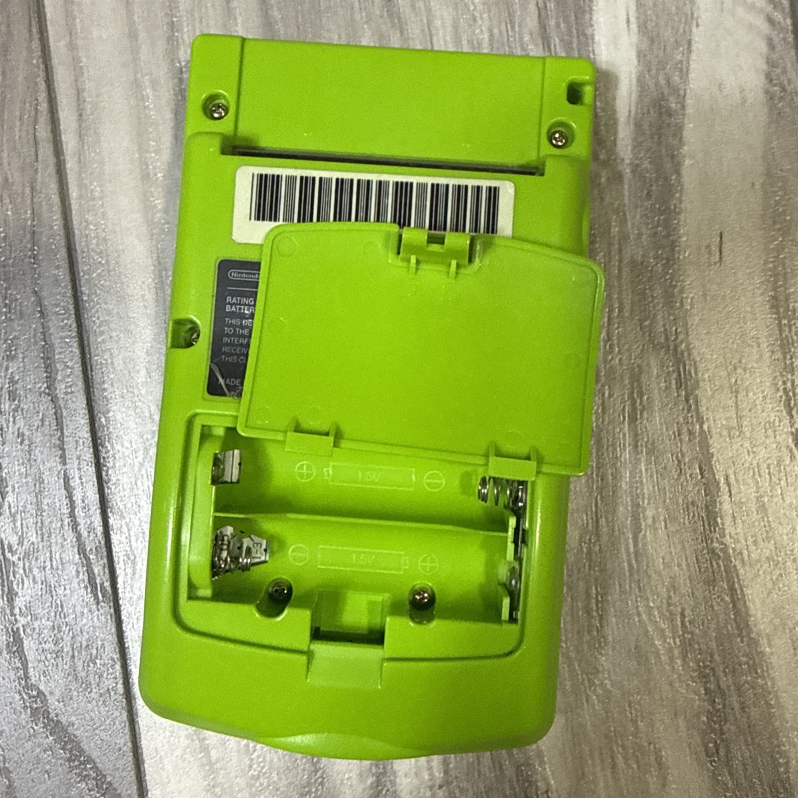 1998 Nintendo Game Boy Color Handheld Console Kiwi Lime (CGB-001) Works