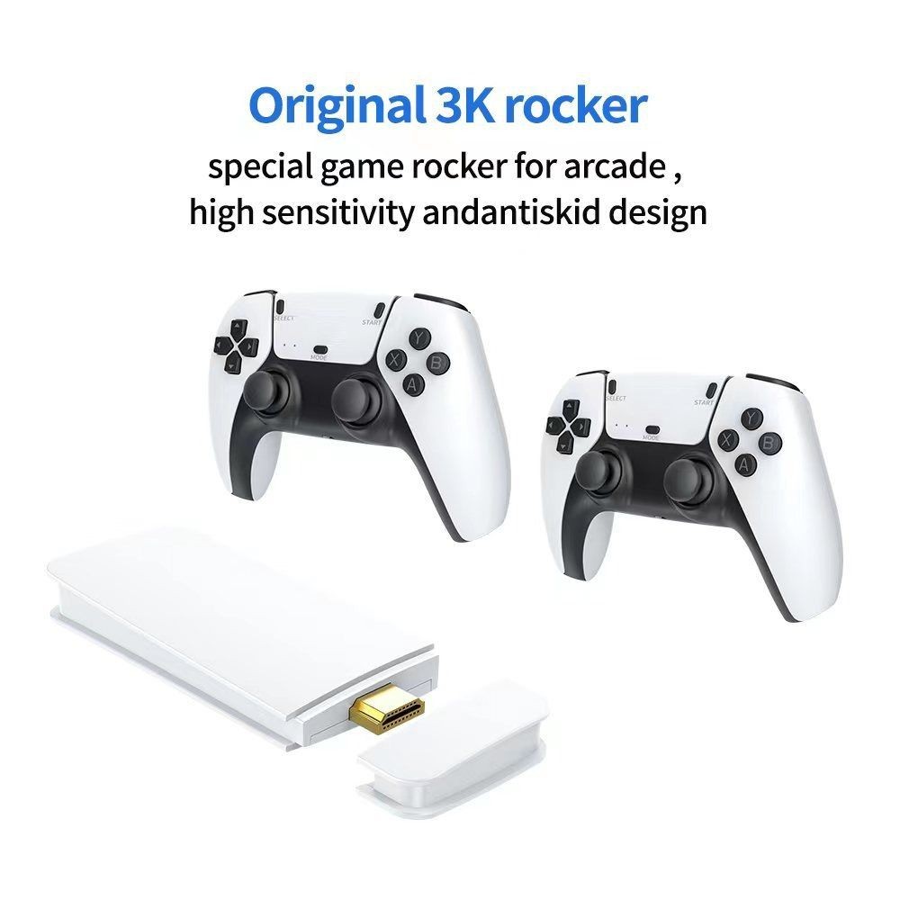 M15 Retro Game Stick 4K HDMI Console Wireless Controllers Built-in Games
