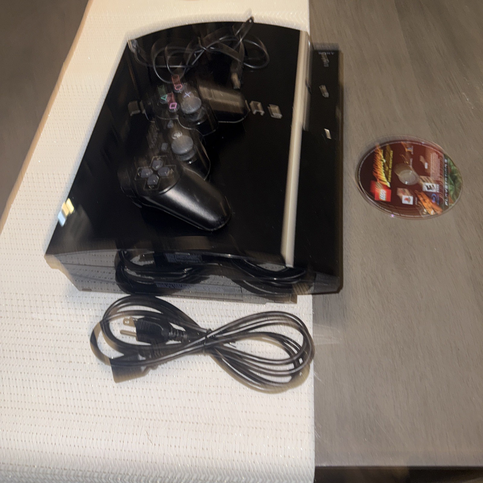 Sony PlayStation 3 CECHG01 Console 40GB PS3 + 1 Controller+Lego Game Cables
