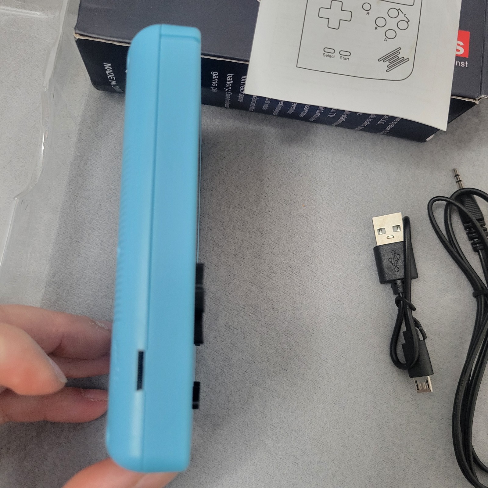 Game Box Plus Digital Game System with Rechargeable Battery and AC Adapter