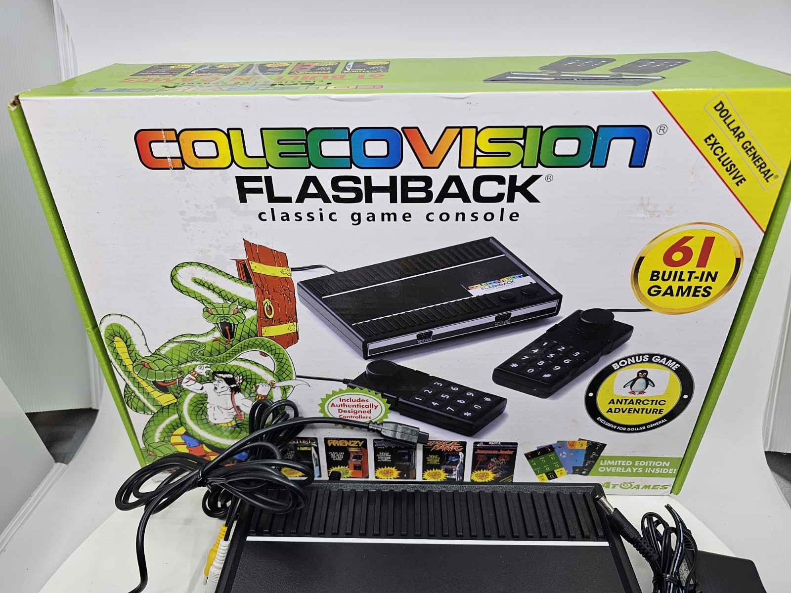 AtGames ColecoVision Flashback Classic Game Console 61 Games – Dollar General Ex