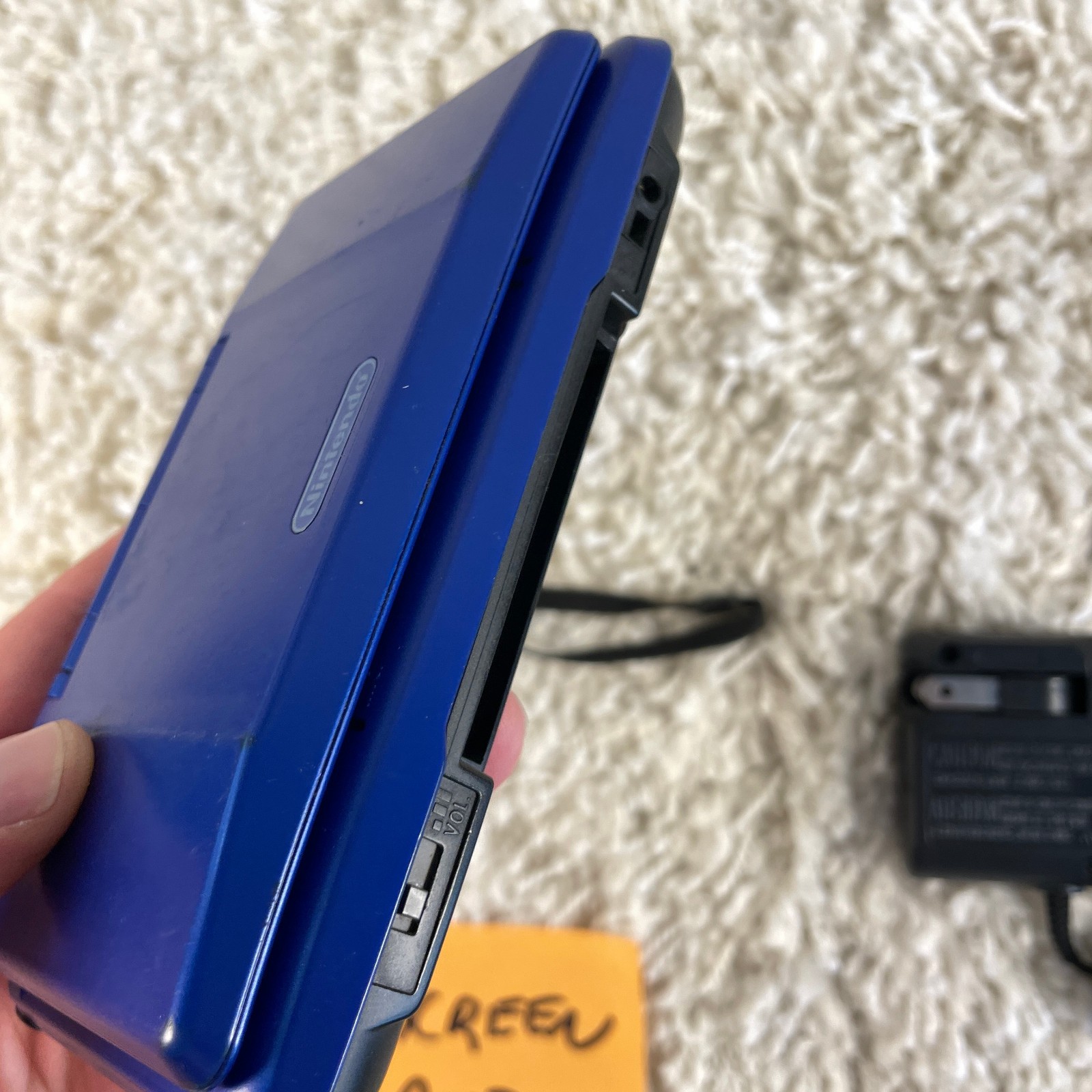 Nintendo DS Original NTR-001 Cobalt Blue Handheld Console System READ