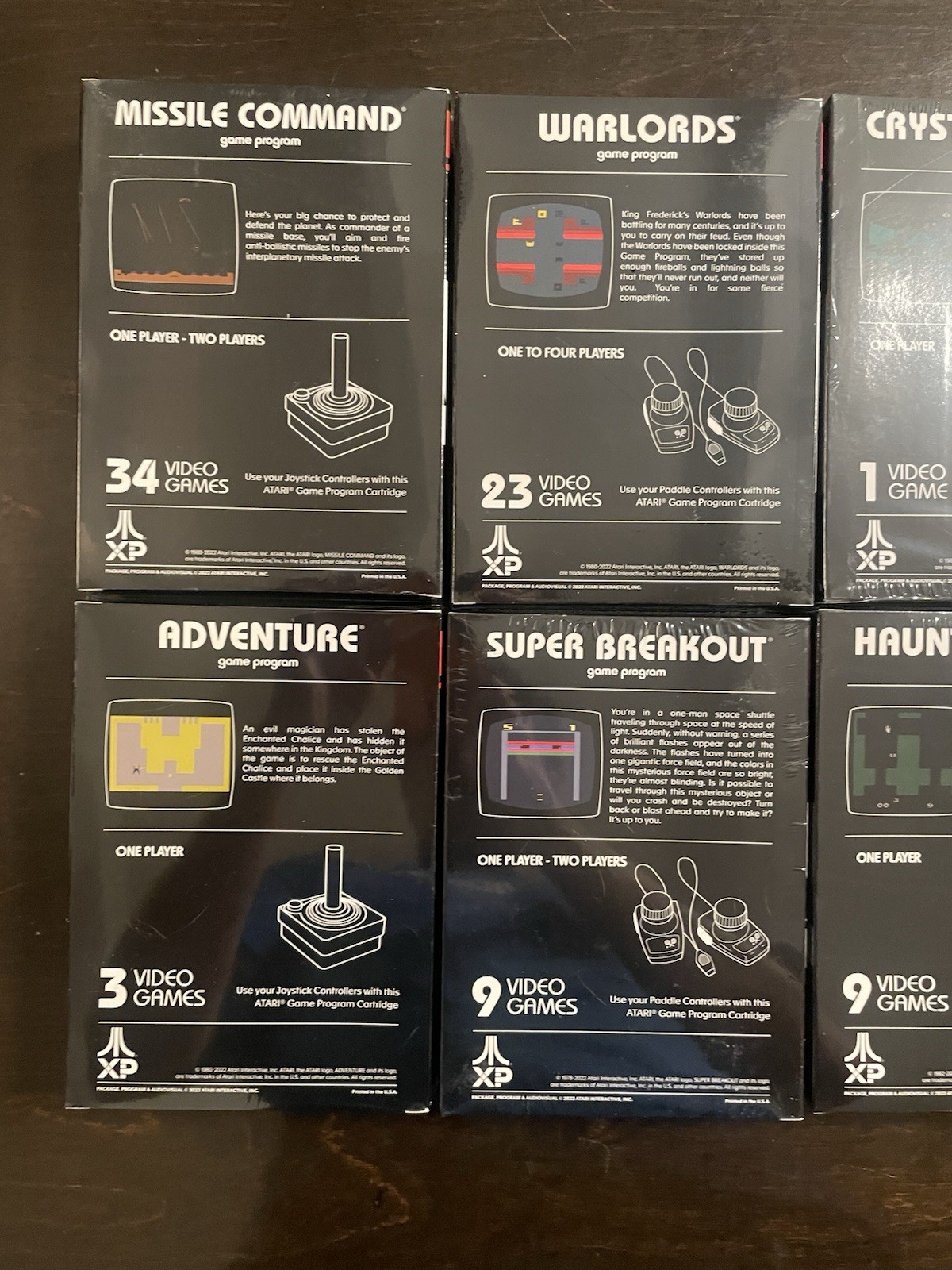 2023 Atari XP 50th Anniversary Limited Edition Set of 10 Asteroids Space Yars