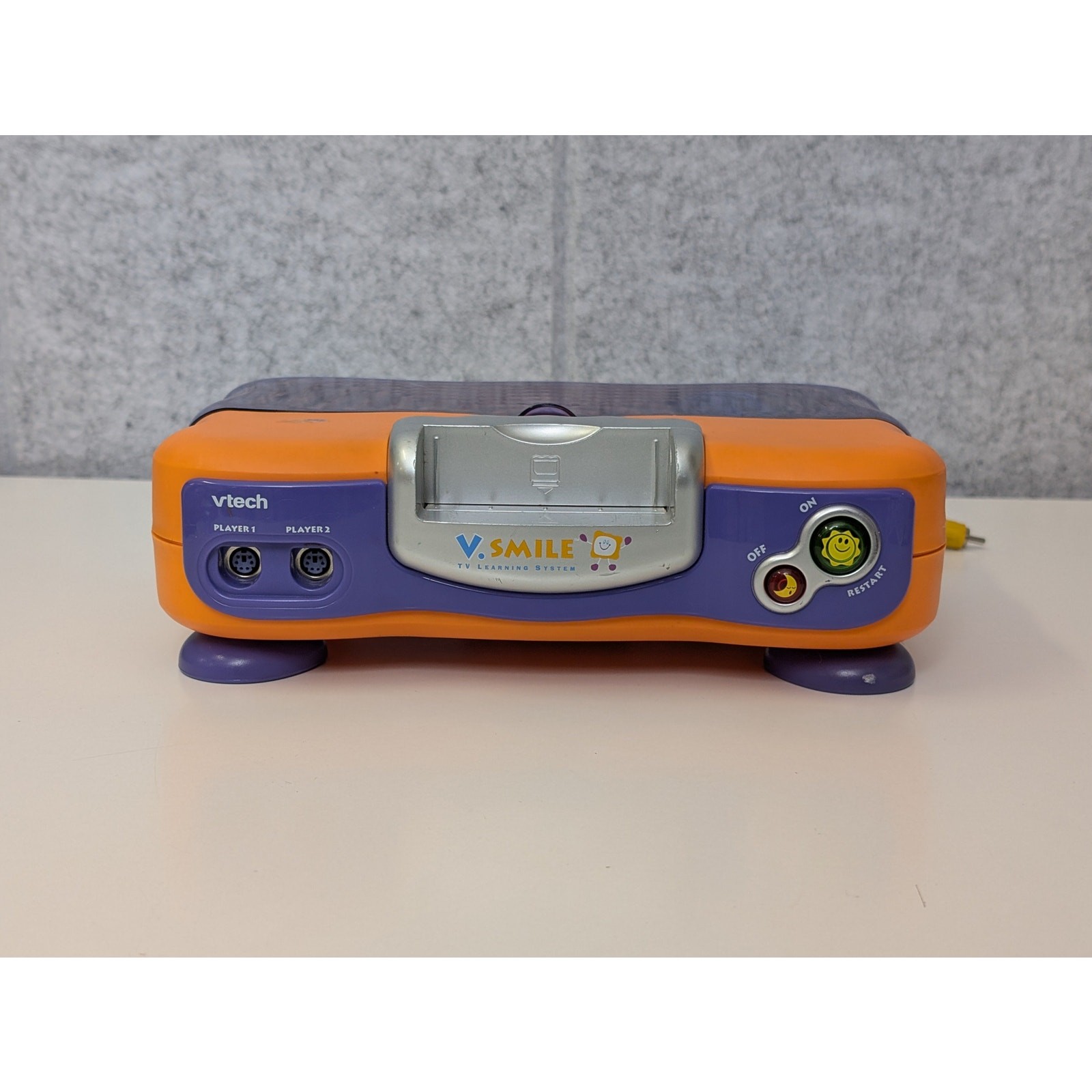 V-tech V.Smile TV Learning System w/ 12 games – Orange – USED