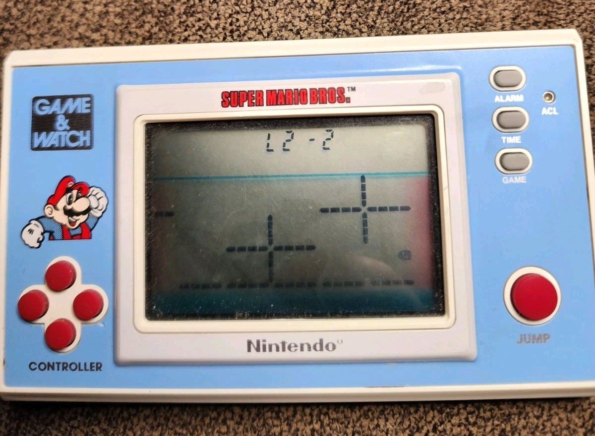Nintendo Game And Watch – Super Mario Bros 1988 Tested And Works Great! OG Owner