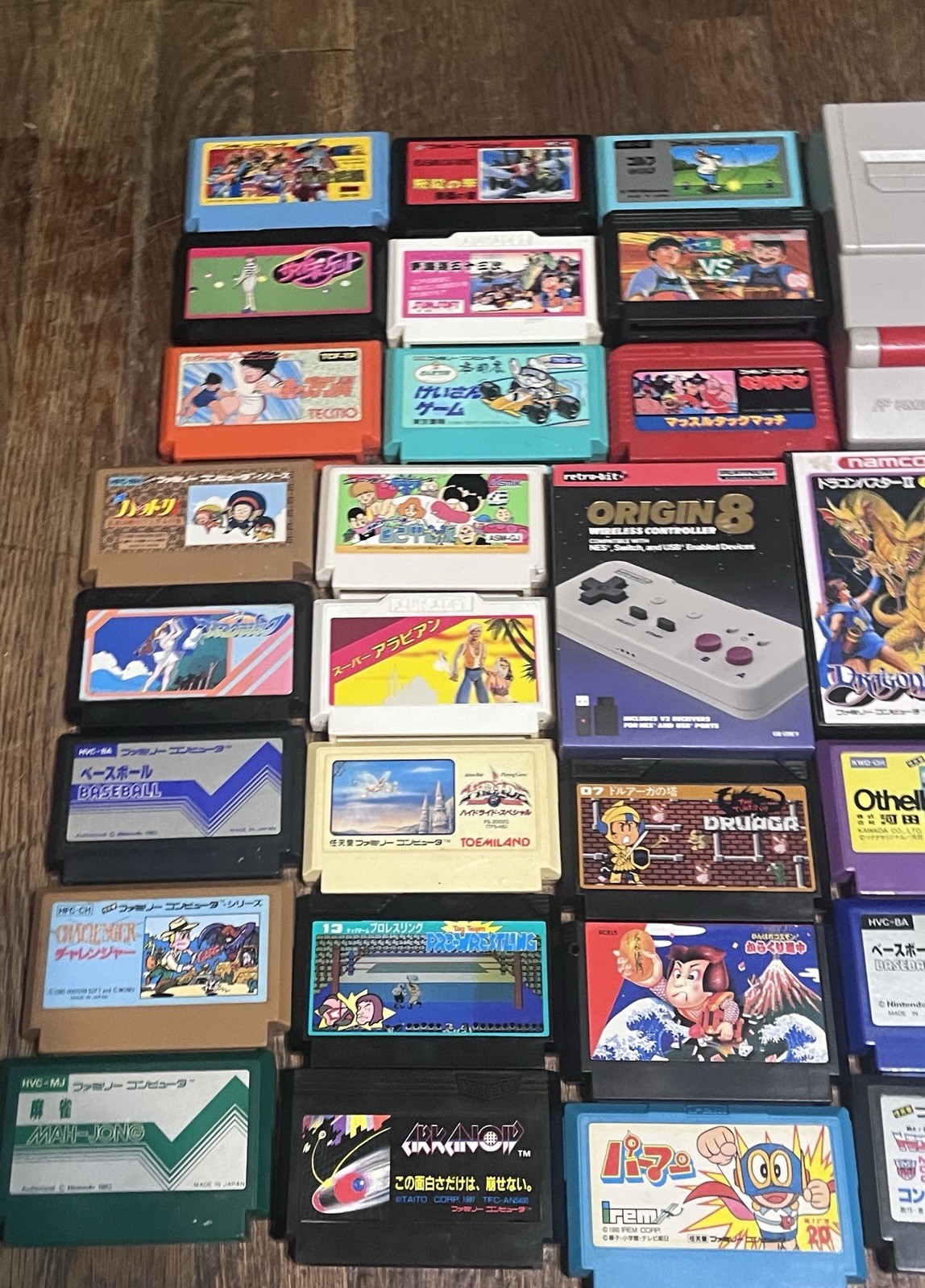 Nintendo Famicom AV Console HVC-101 & 40 Games 2 Arcade Sticks Rare Tested NES🔥