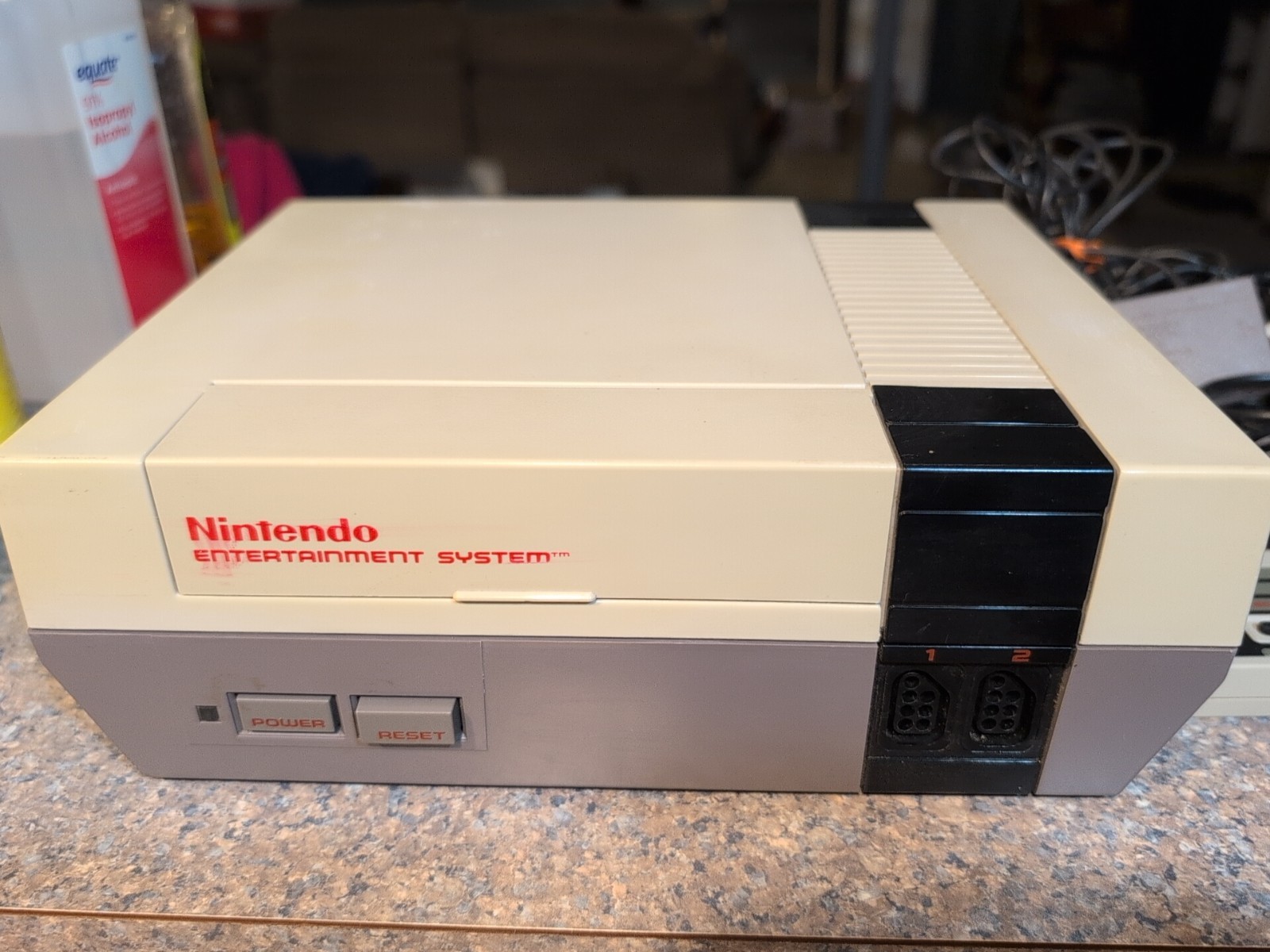 Original Nintendo NES Console Complete Bundle Controllers TEST 1 Homemade Game