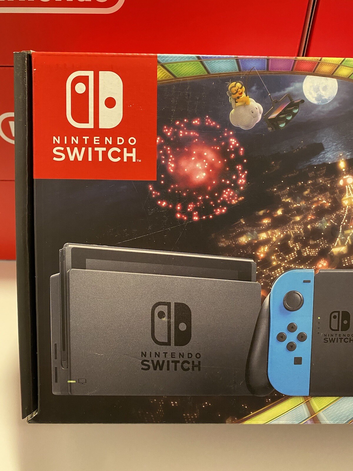 NEW Nintendo Switch Console Mario Kart 8 Deluxe Bundle Neon Blue/Red SHIPS ASAP!