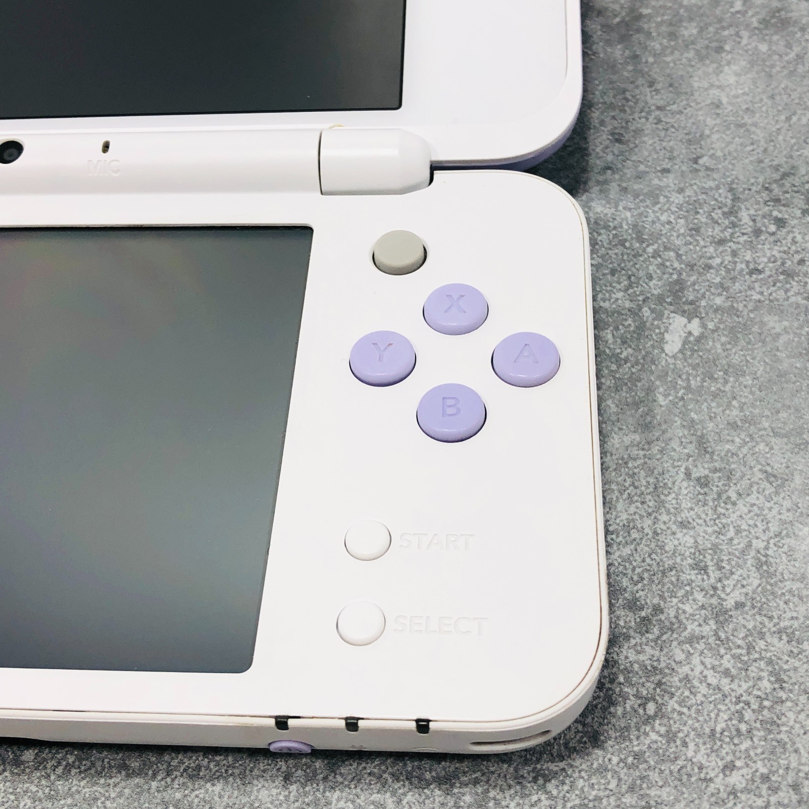 [EX+3] New Nintendo 2DS XL LL White Lavender Console Working Japanese ver 5-129