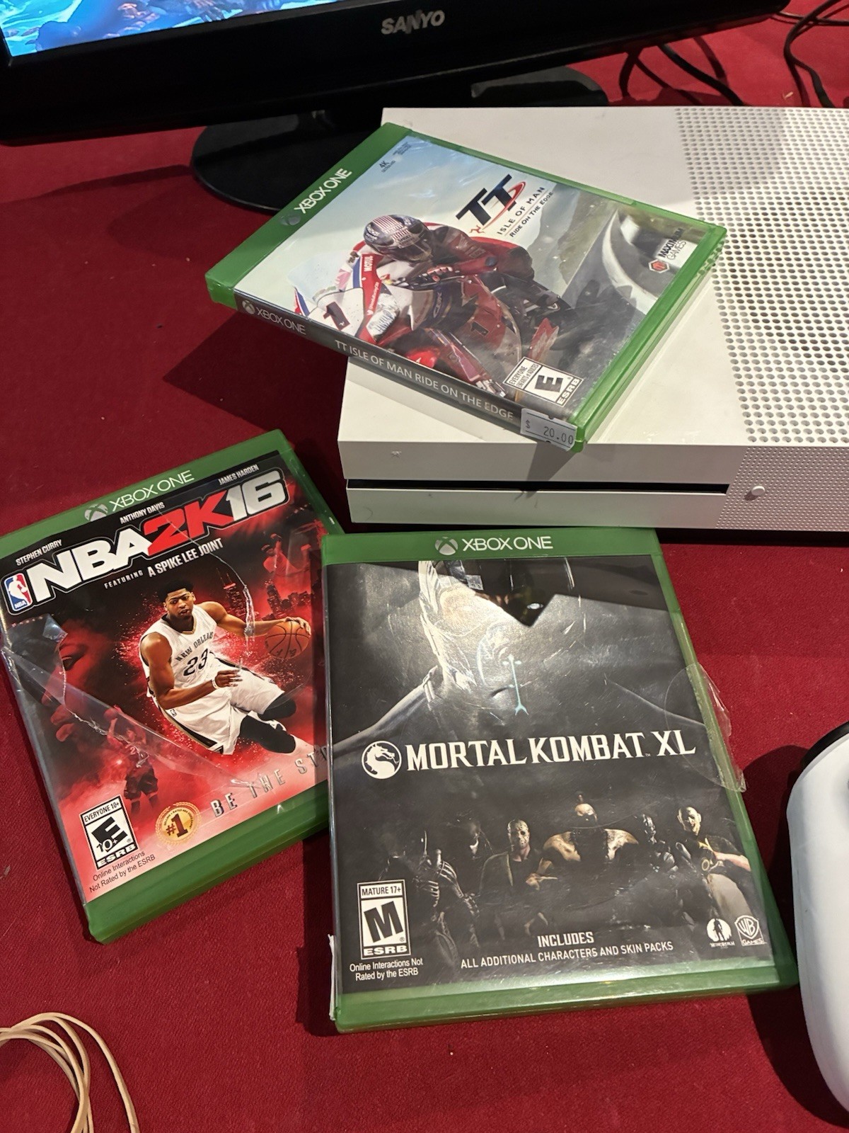Microsoft Xbox One S Bundle 500GB Game Console – White
