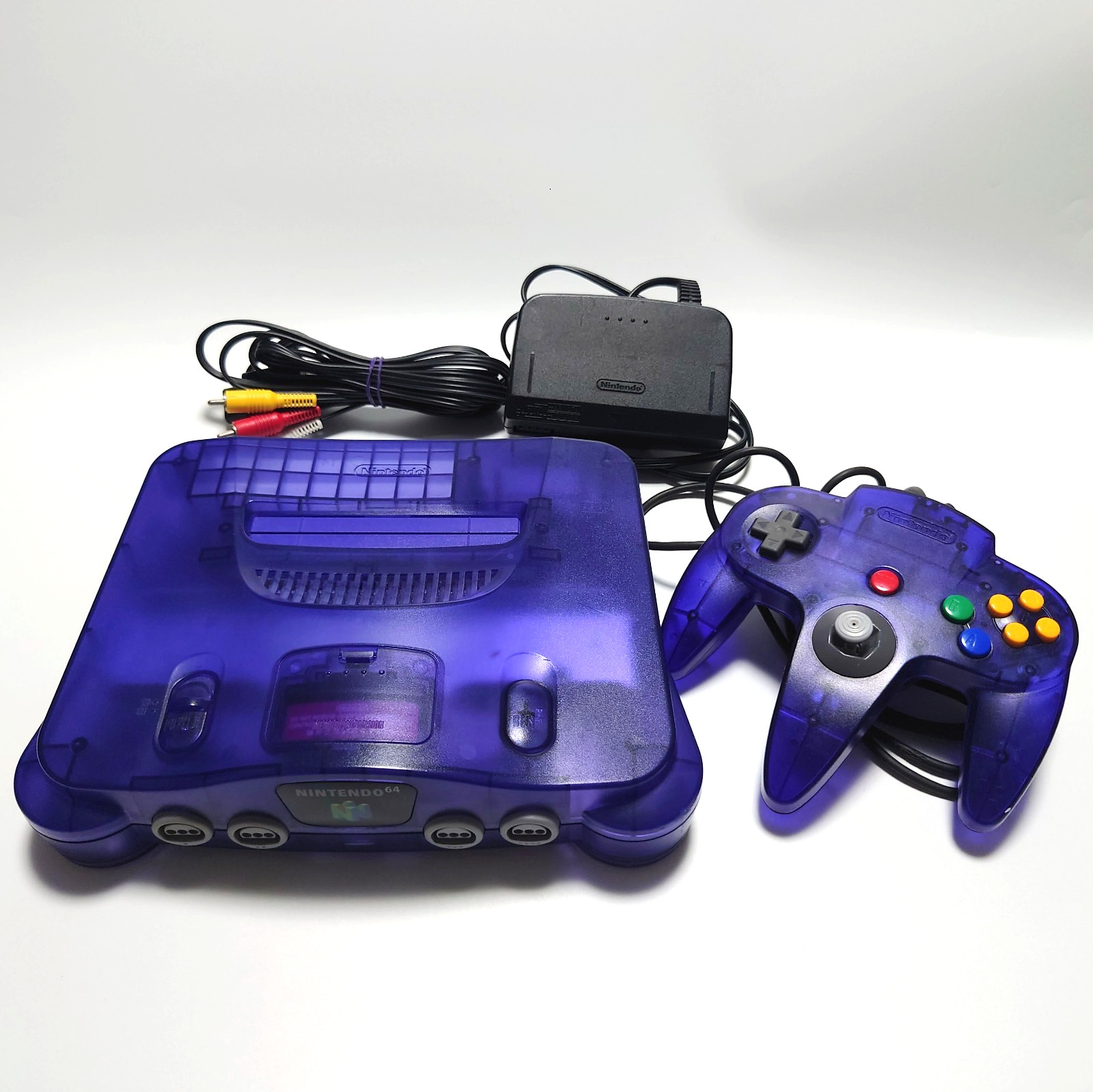 Nintendo 64 N64 Console Midnight Blue LE Pokemon Game Set w/Box Rare Japan JP