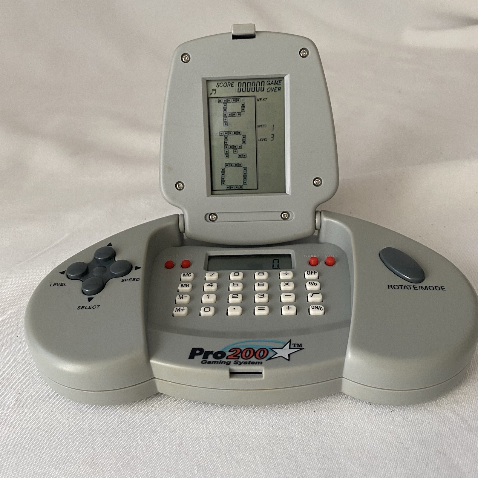 VTG Game Pro-Tech Pro 200 Gaming System Tested 1998 Hand Held Toy READ