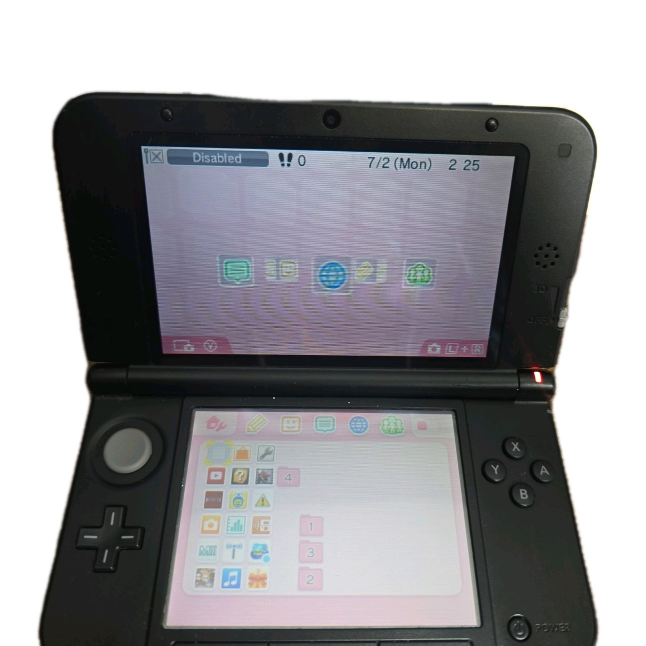 Nintendo 3DS XL Handheld System Blue/Black Bundle with Games and Case