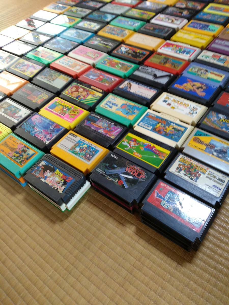 Nintendo Famicom Soft Cartridge random Lot 100 set Junk Japanese retro WHOLESALE