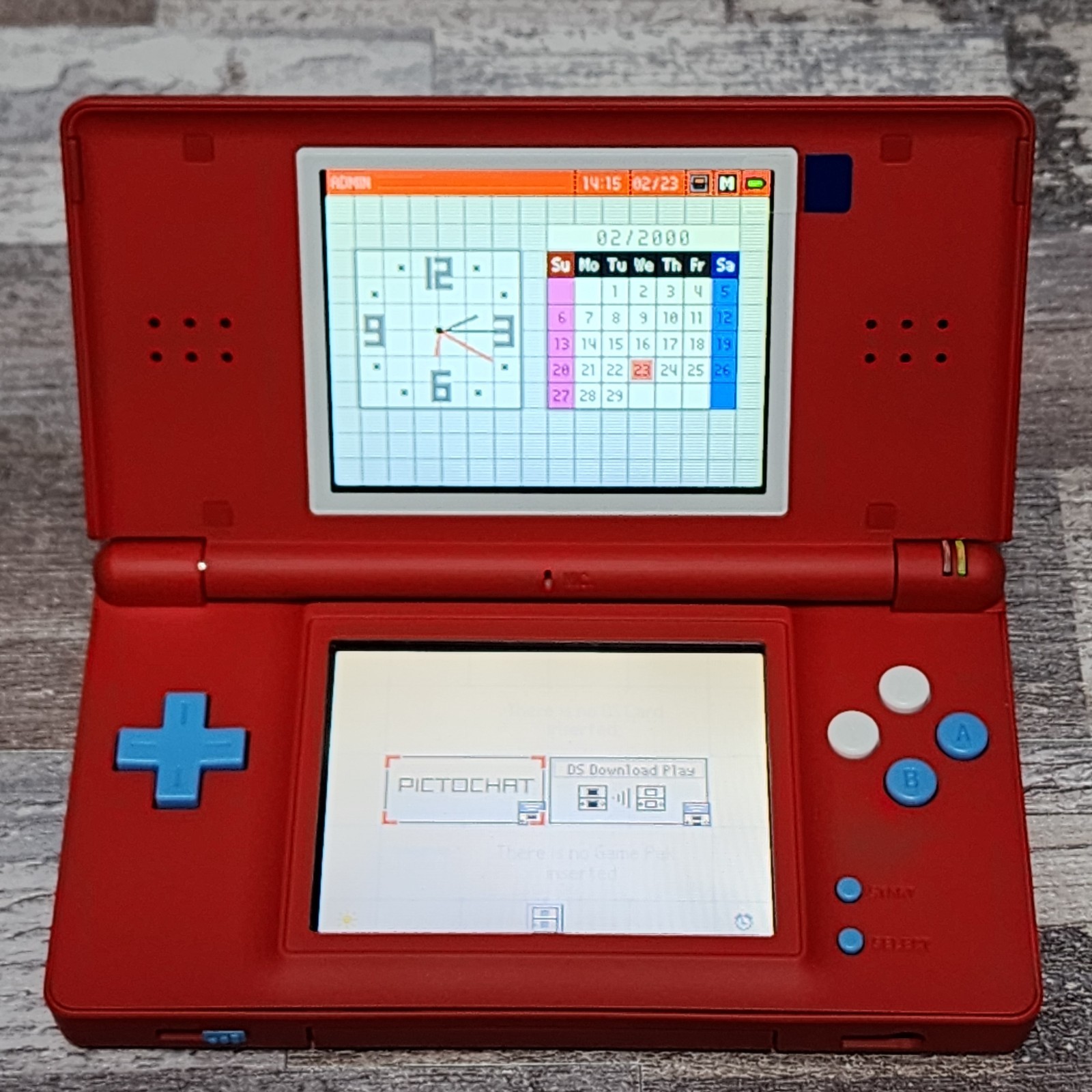 Pokedex Nintendo DS Lite Custom Pokemon Edition Red New Build! Stylus, Charger