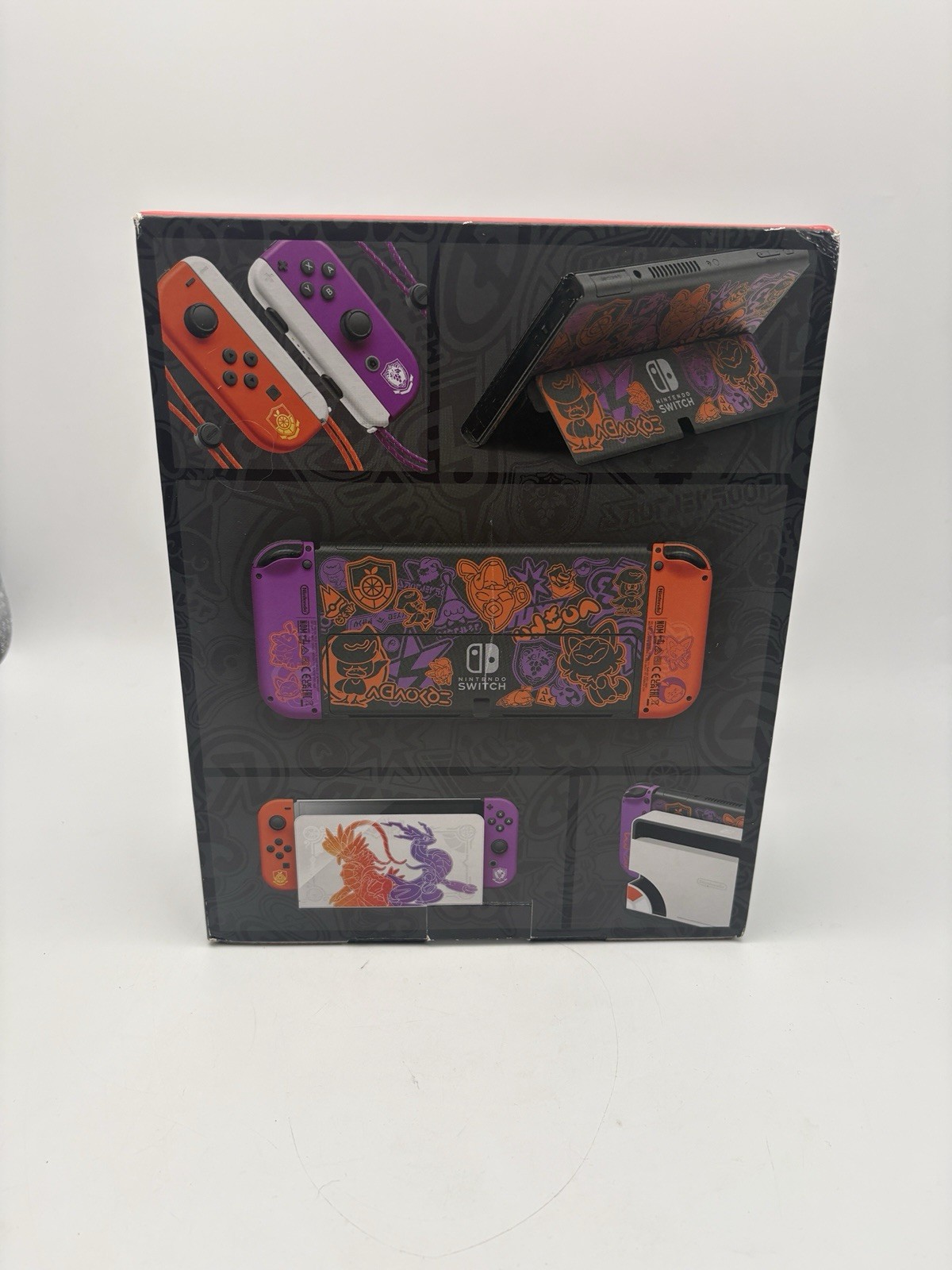 Nintendo Switch OLED Pokemon Scarlet & Violet Edition Console Bundle Complete