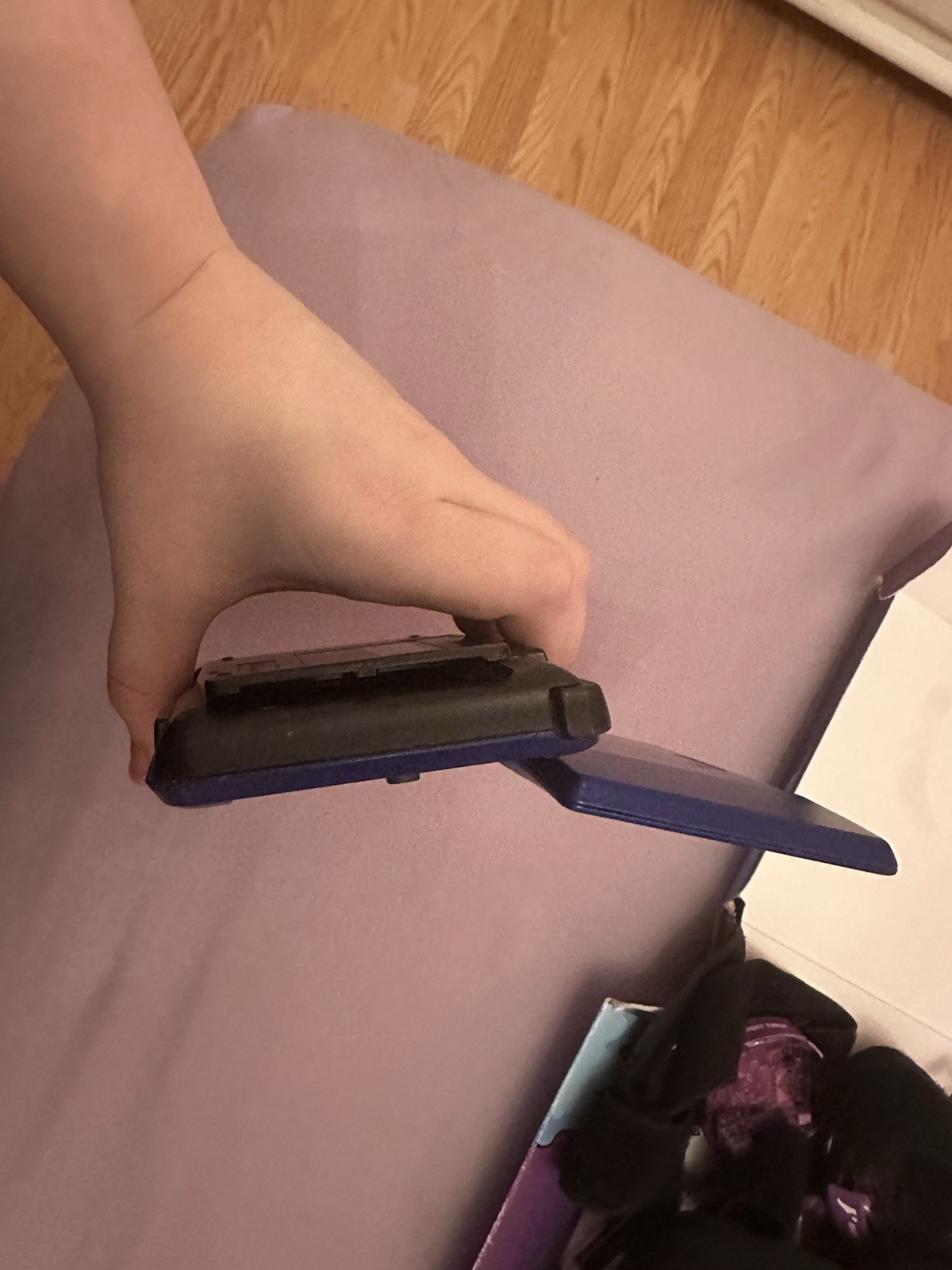 Nintendo DS Handheld System Blue (Status Unknown If It Works Or Not.)