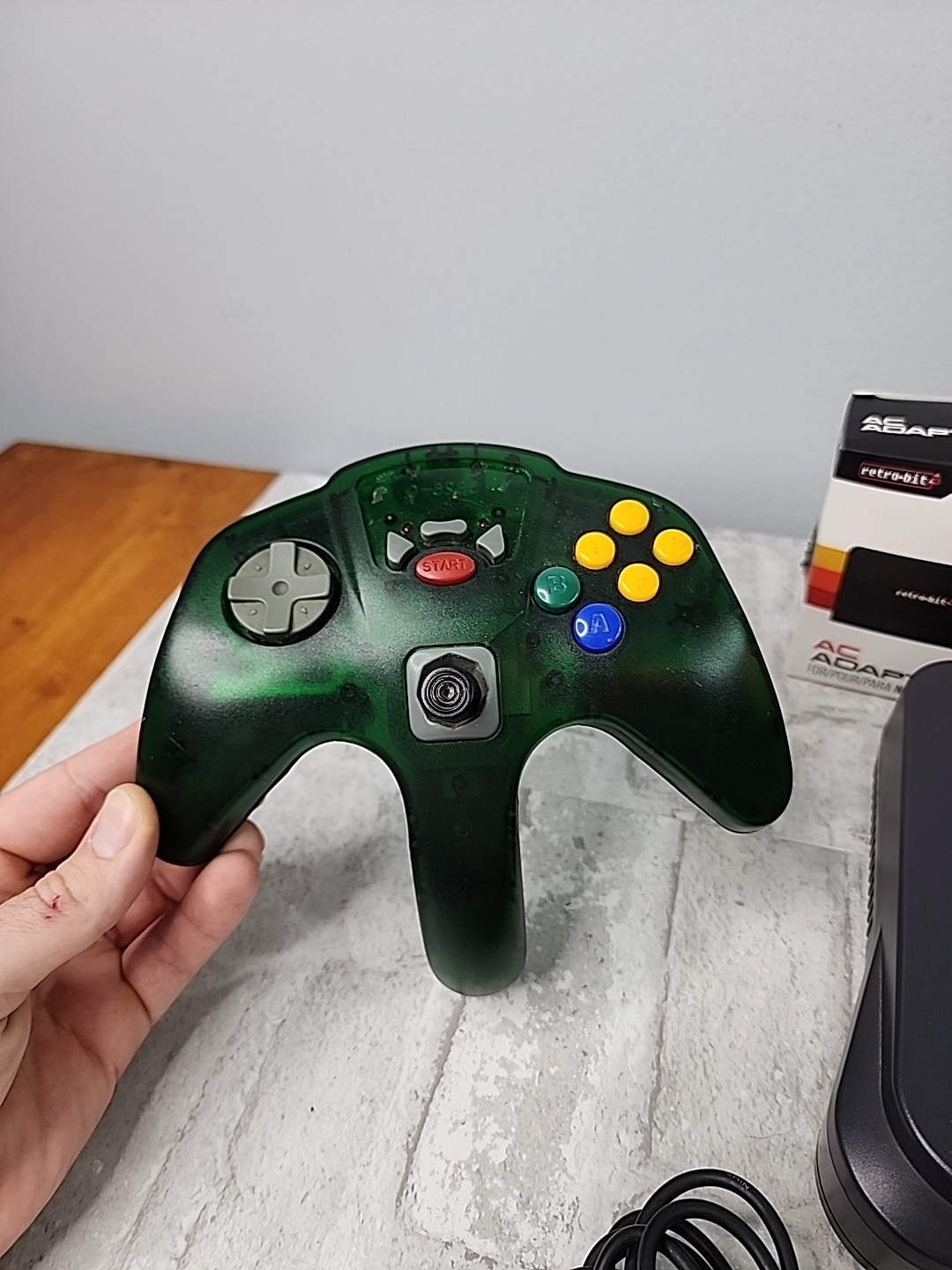 Nintendo 64 N64 Console NUS-001 w/ Controllers & Cables Tested Works *Read*