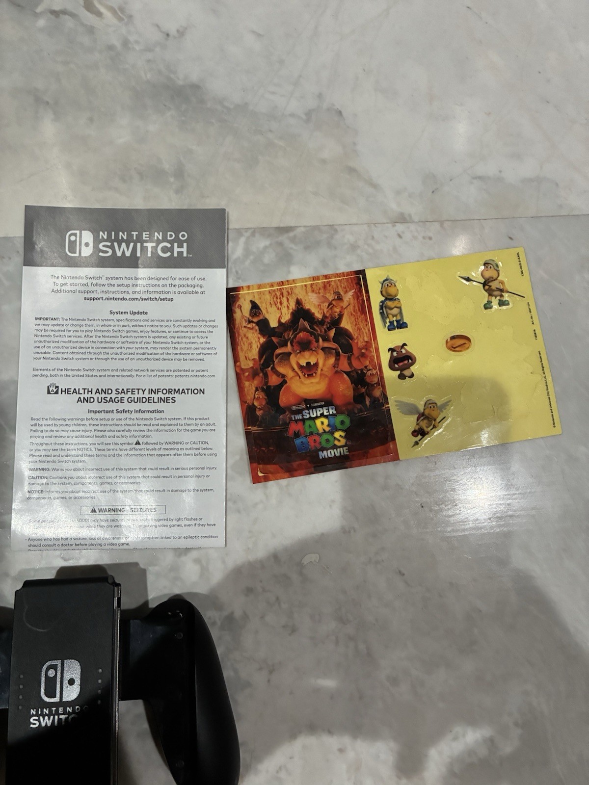 Nintendo Switch Console – Mario Choose One Bundle, Red Controller, New in Box.