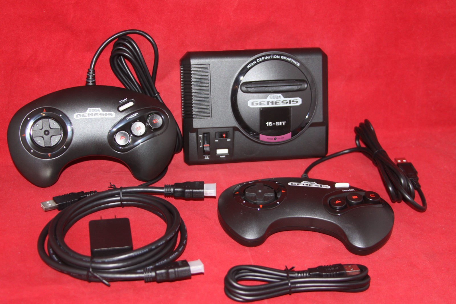 Sega Genesis Mini, Game Console 16 Bit, 42 Games (MK-16000)