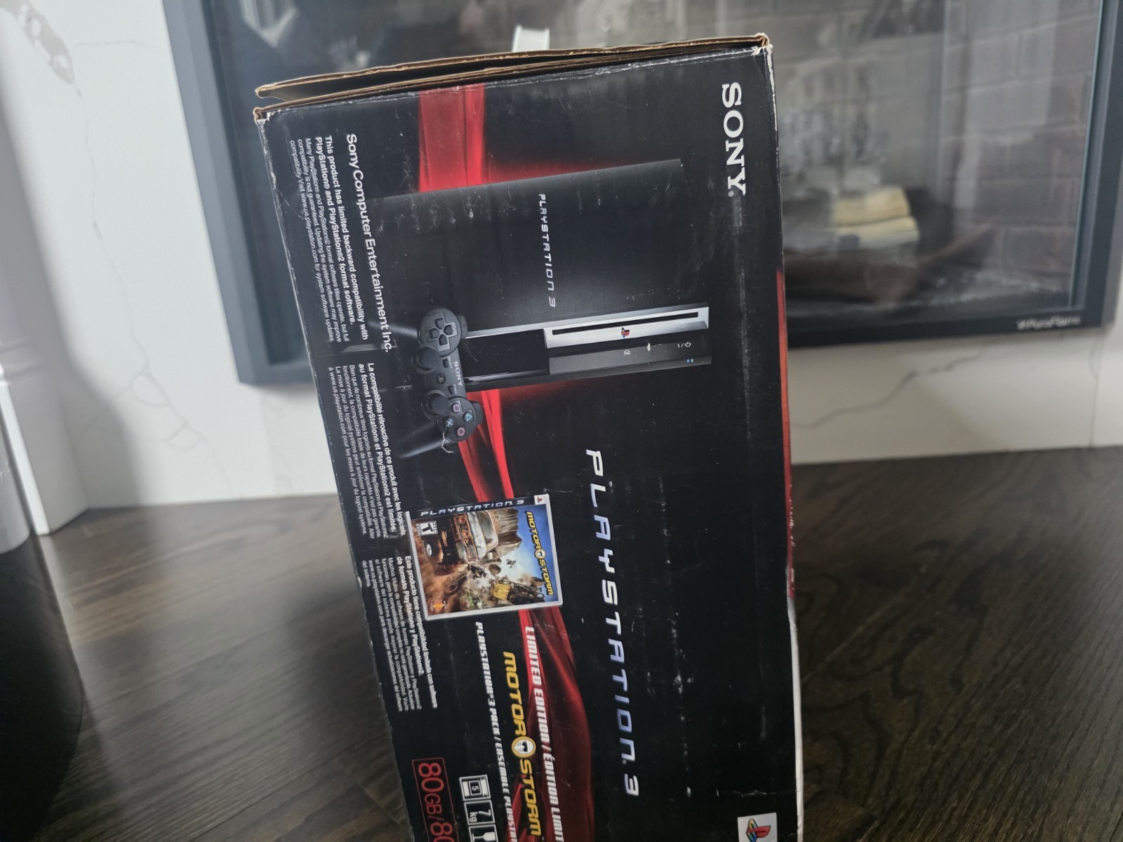 Sony PS3 CECHE01 Console Backwards Compatible 80GB Bundle – In Box 1 Controllers