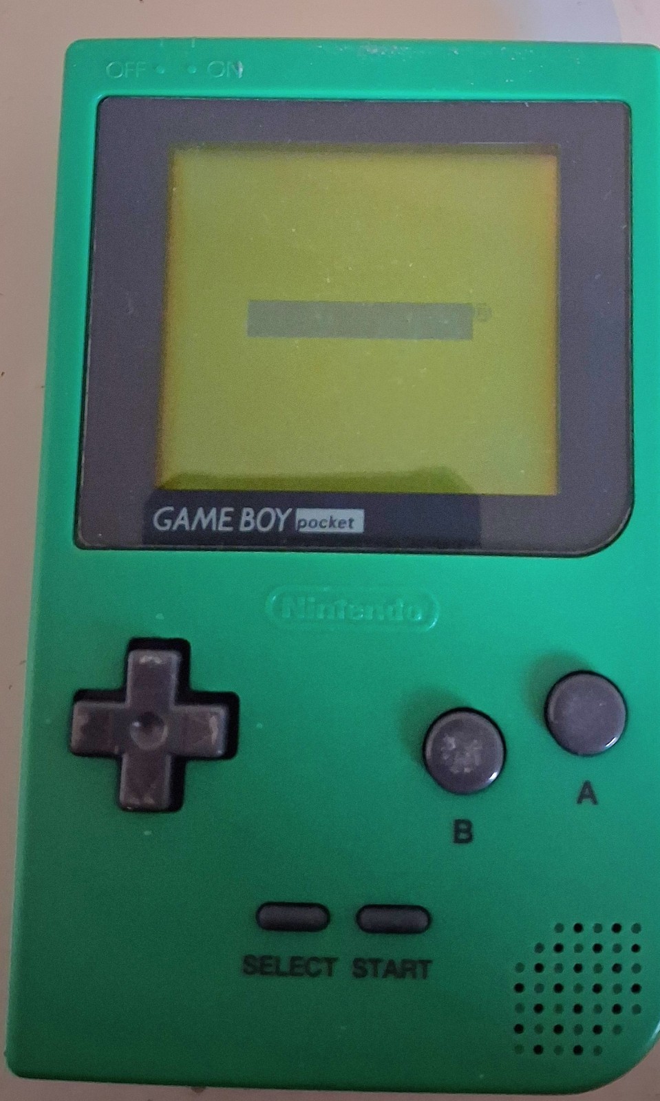 Nintendo Game Boy Pocket Handheld System Green Headphone Jack MGB-001