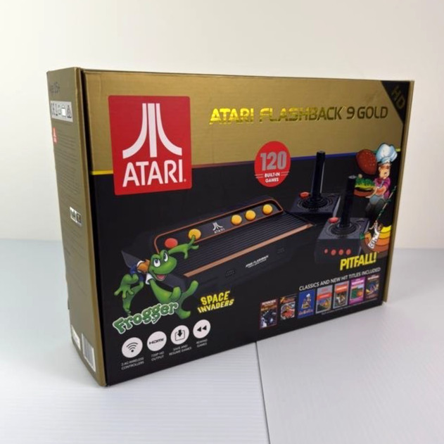 Atari Flashback 9 Gold HD Console w/ 120 Built-in Games – Tested Working