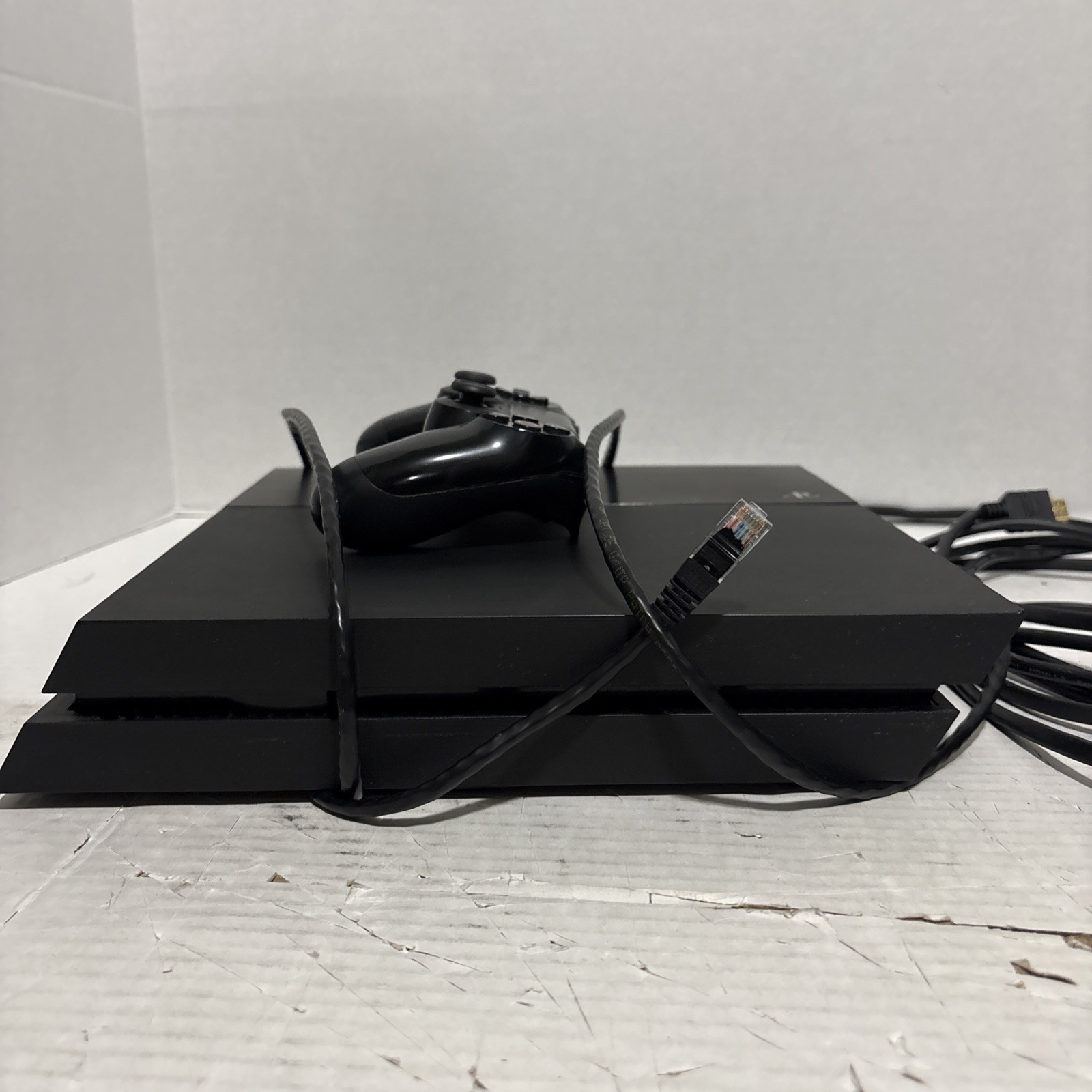 Sony PlayStation 4 500GB Console – Black w/ Controller & Cords (TESTED)