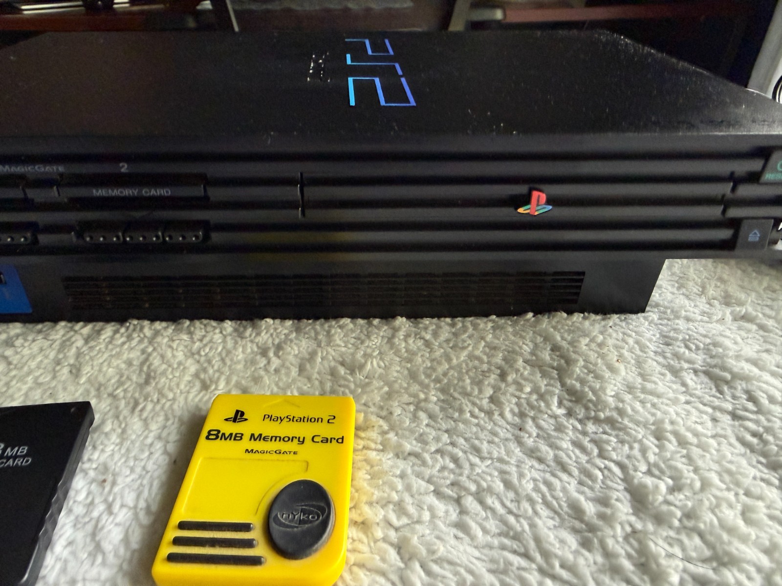 Sony PlayStation 2 Fat PS2 Black Console Huge Bundle 24 Games Simpons GTA & More