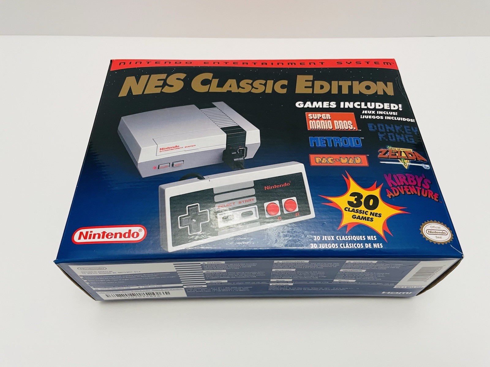 Nintendo NES Classic Edition Mini Console New, open-box