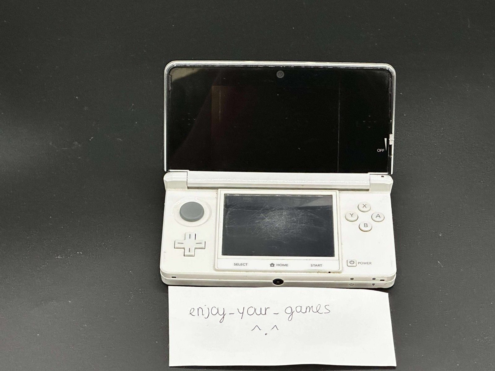 Nintendo 3DS White Model | English | Charger | US Seller-SHIP IN 1-DAY