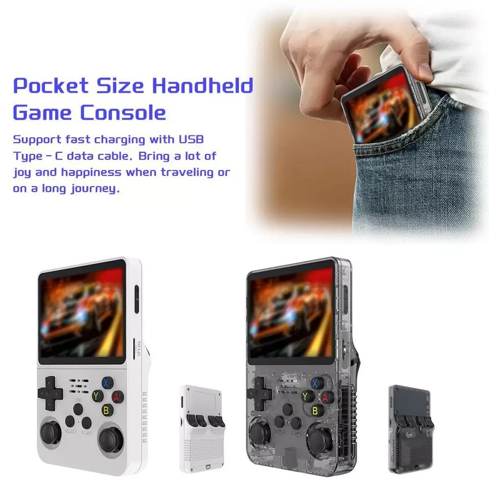 Console 15000+ Games R36S Dual System 3000mAh Battery TV Output