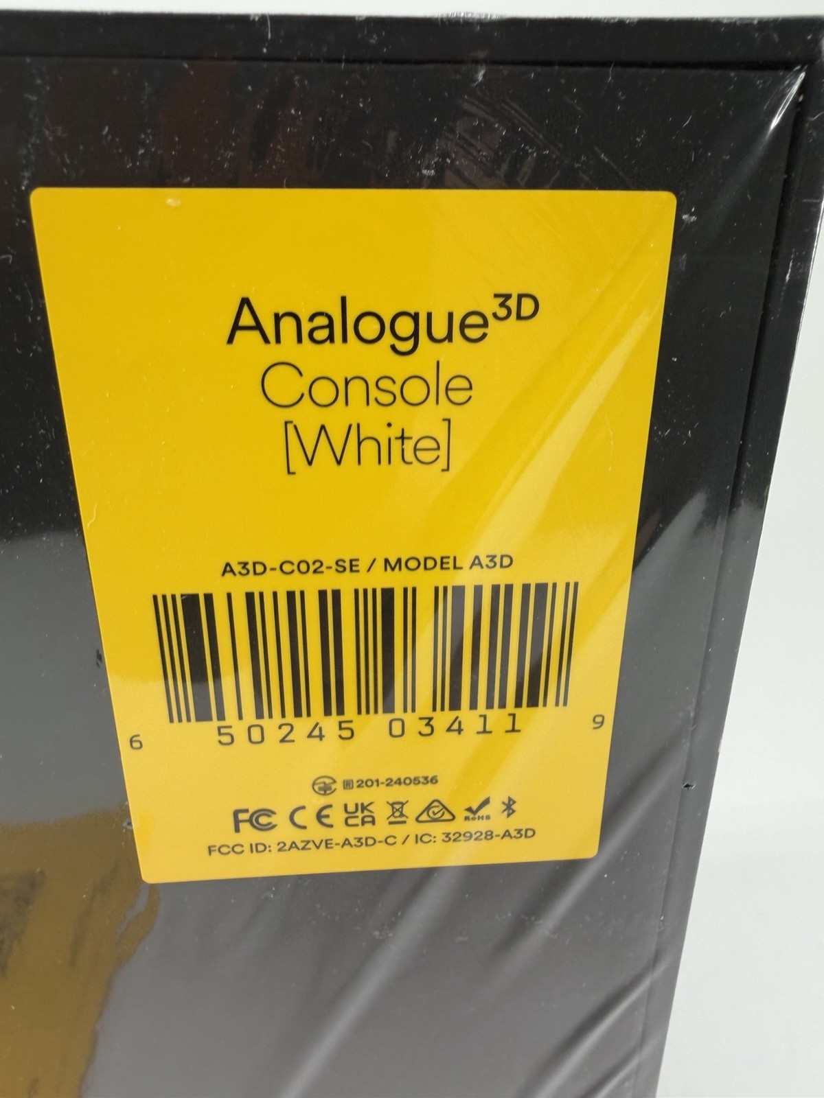Analogue 3D Brand New Factory Sealed WHITE FPGA N64 Nintendo Console – In Hand