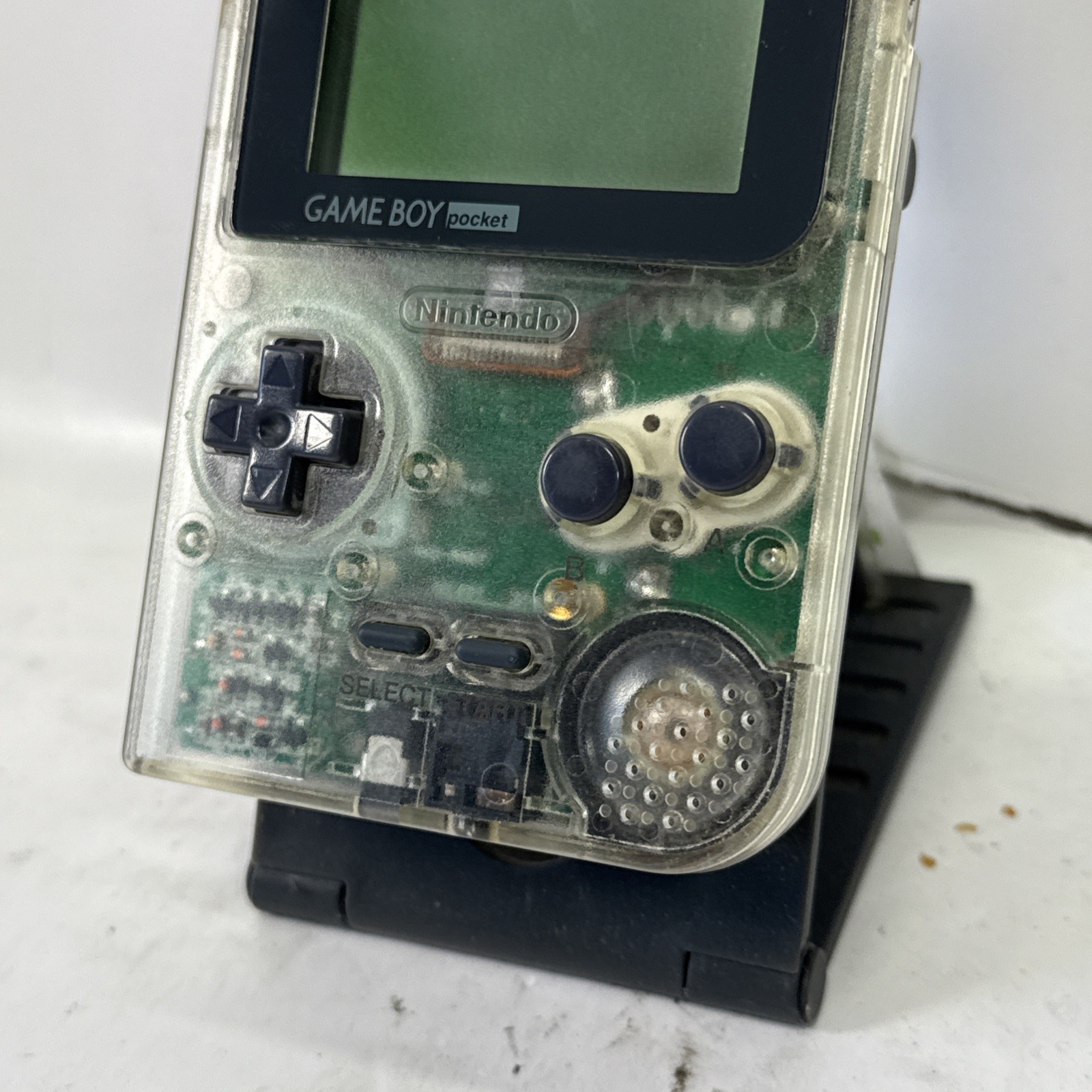 Nintendo Gameboy Pocket Clear Transparent MGB-001 | TESTED
