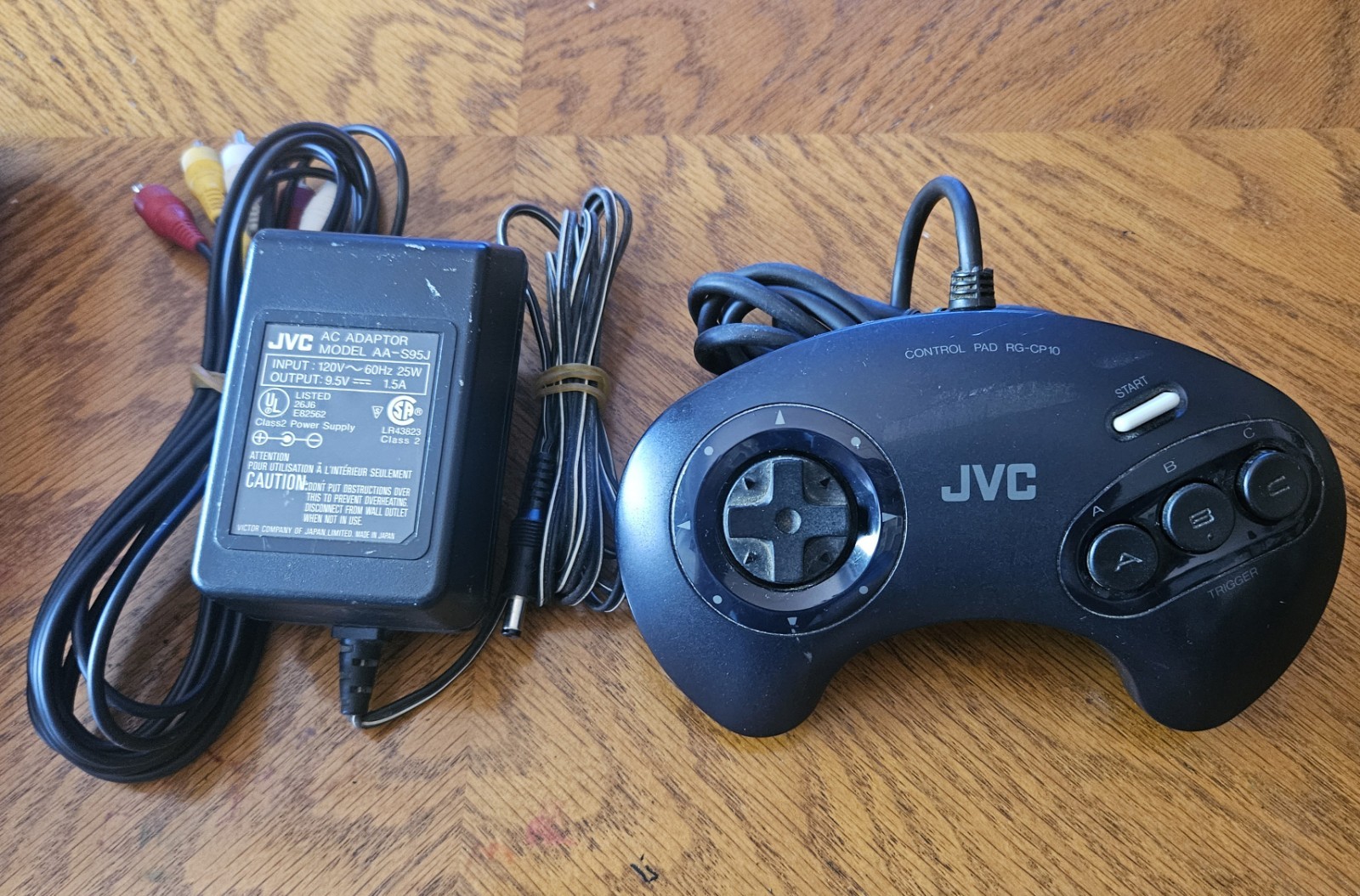 PLEASE READ JVC X’Eye Sega Genesis + Sega CD w/OEM Controller & Sewer Shark