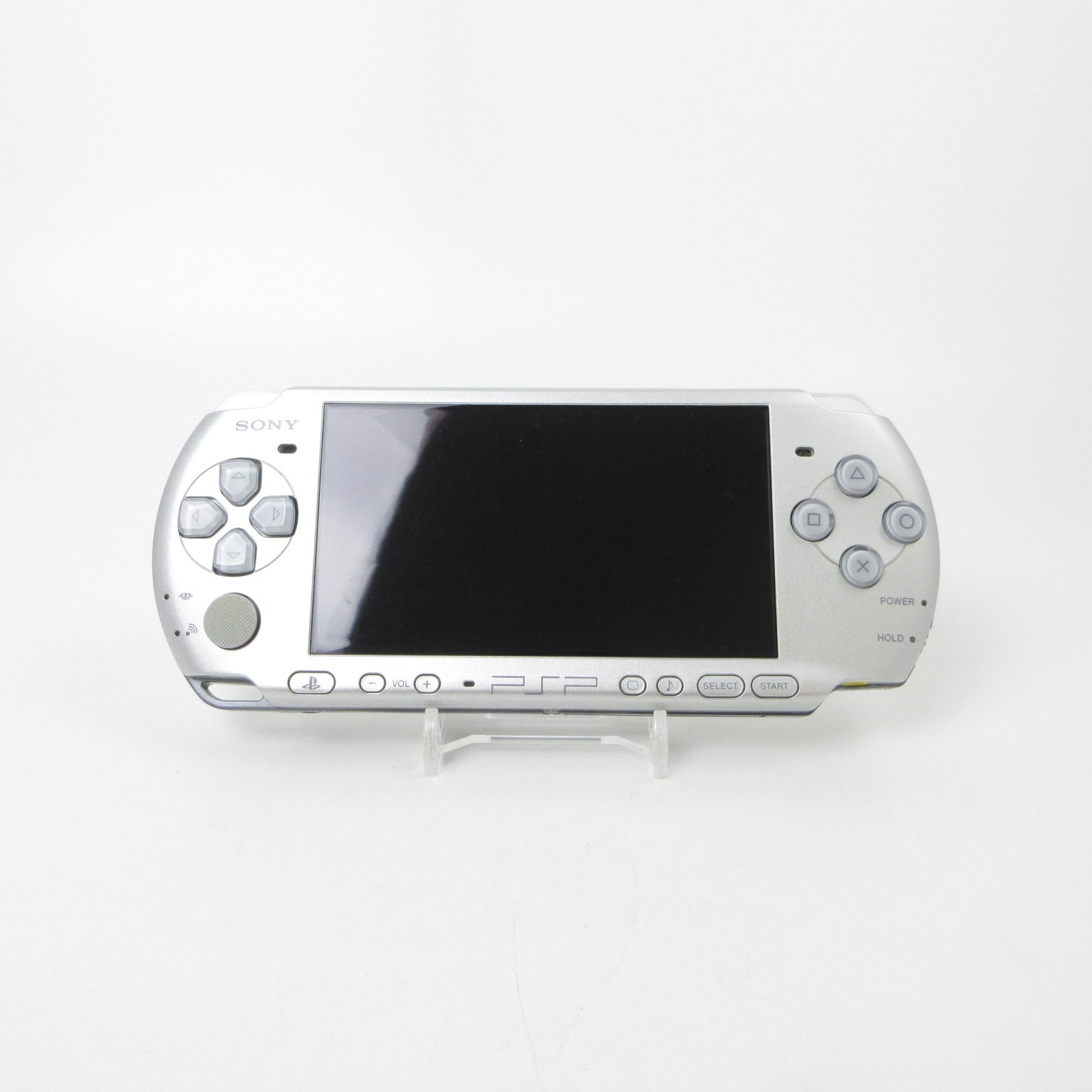 【Excellent】Sony PSP-3000 Mystic Silver Console No Battery Japan Ver. #TOY0516/04