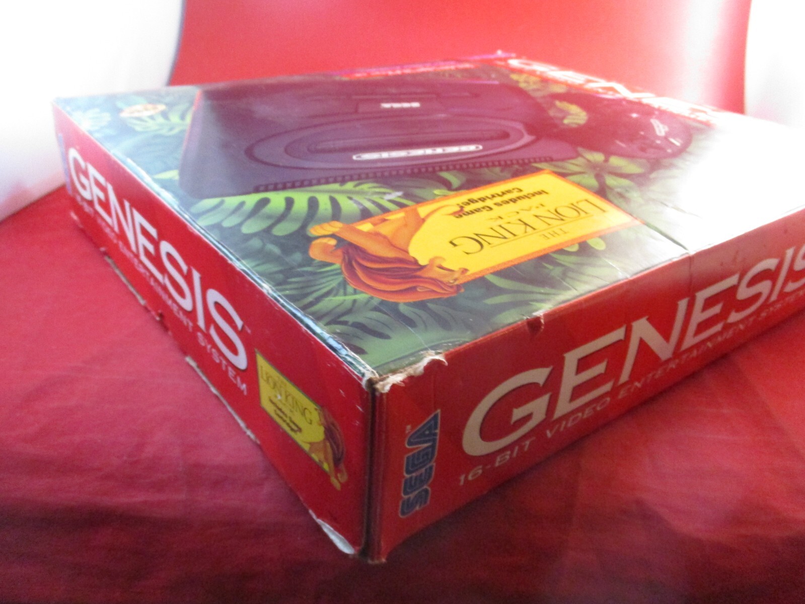 Sega Genesis Model 2 Console w/ Lion King Box, Controller, Cords, System Manual