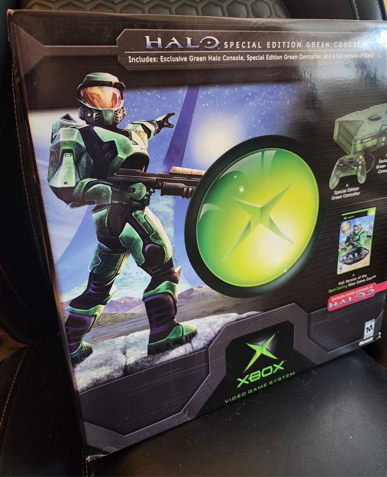 ORIGINAL XBOX Halo Special Edition Translucent Green NEW, SEALED 2004 NIB