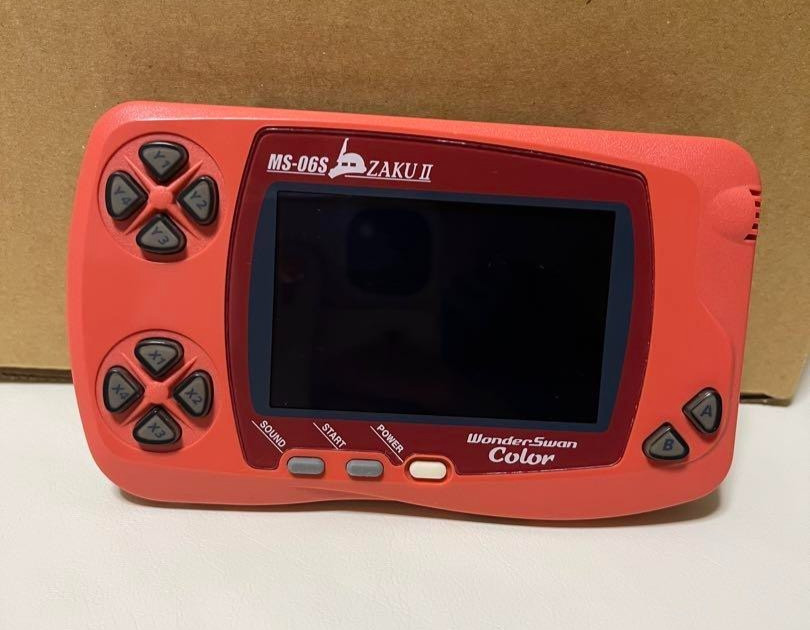 Bandai Wonderswan Color Char’s Zaku II Version Console MS-06S WS Boxed