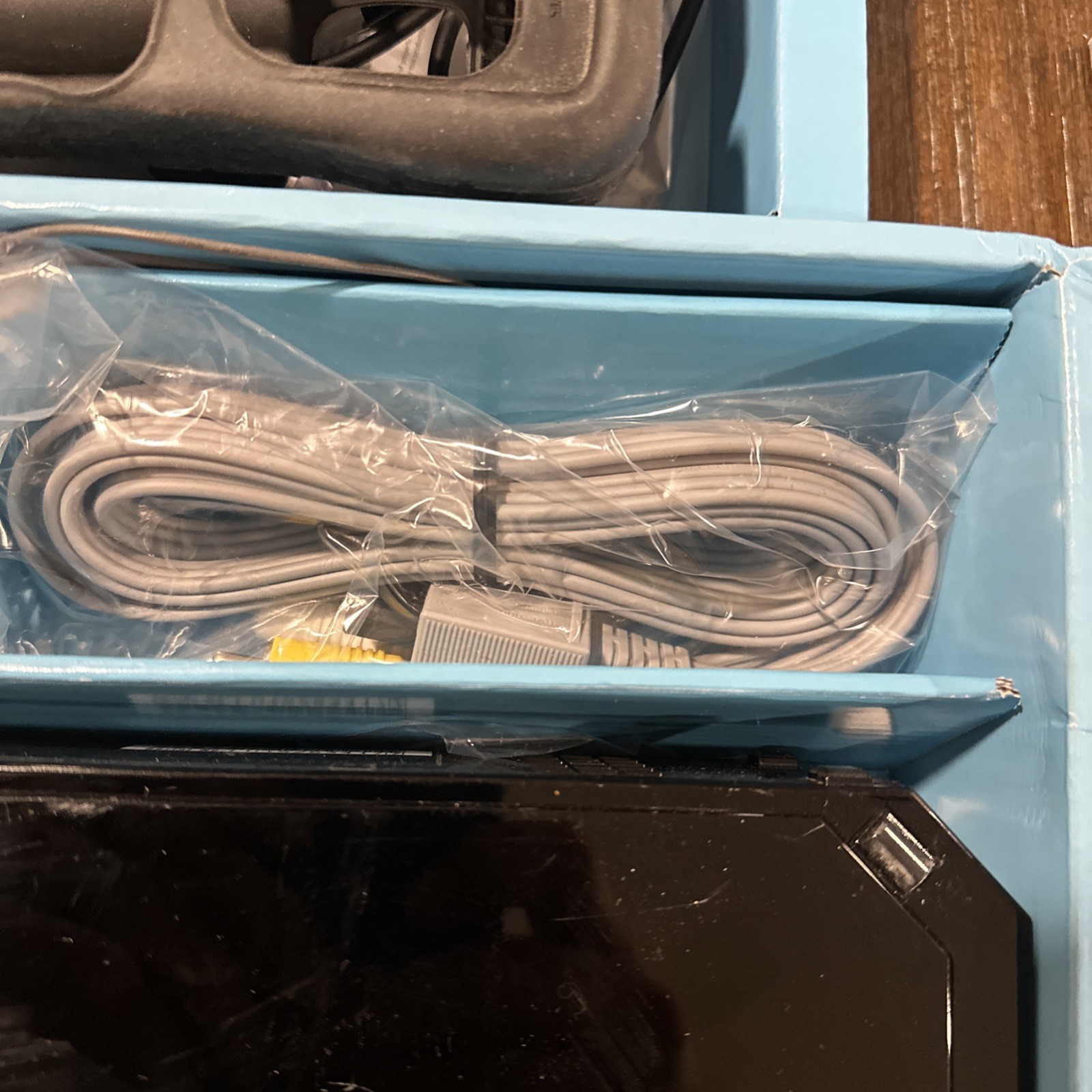 Nintendo Wii Black Console RVL-001 Wii Bundle With Box (No Games) Tested & Works