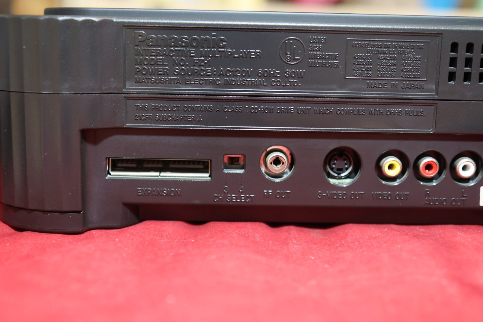 Panasonic FZ-1 REAL 3DO Console – Black 🌟 [Console, Controller, Box] TESTED ✅