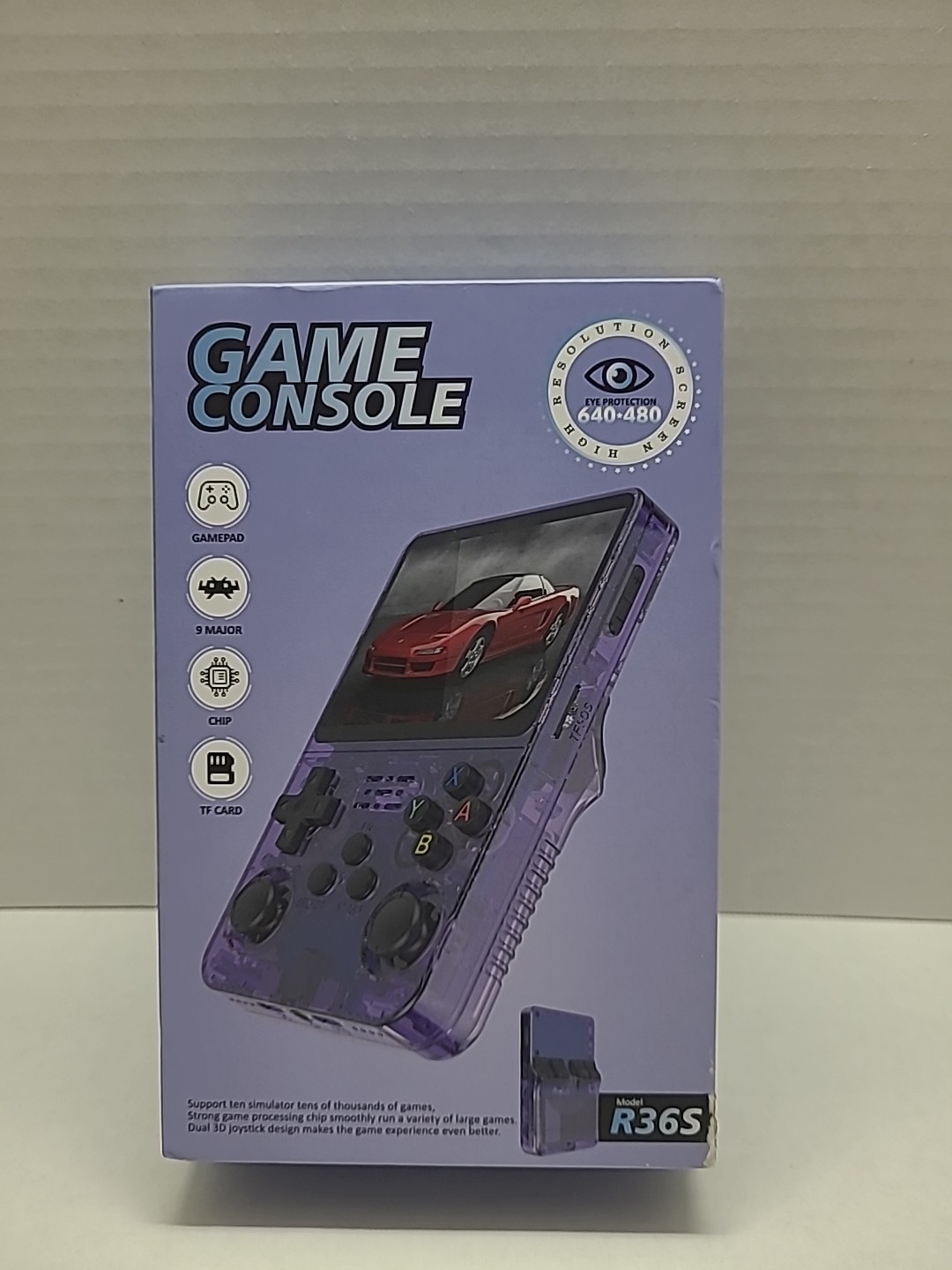 R36S Portable Handheld Game Controller with 3.5″ HD Screen, Rechargeable Battery
